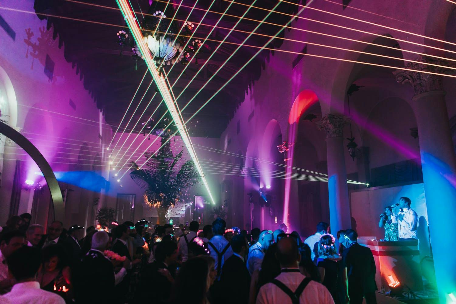 Wedding Laser Light Show and Dance Party | PartySlate