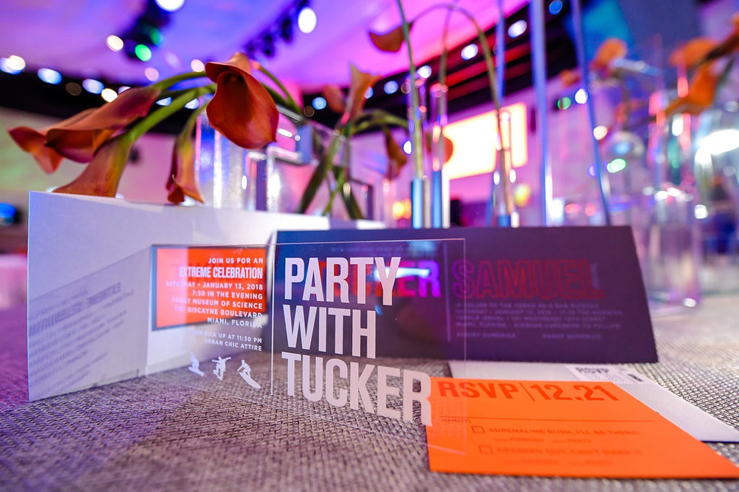 Lucite Xtreme Sports-Themed Bar Mitzvah Invitation | PartySlate