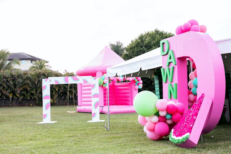 Custom Décor for Watermelon-Themed Kids Birthday Party | PartySlate