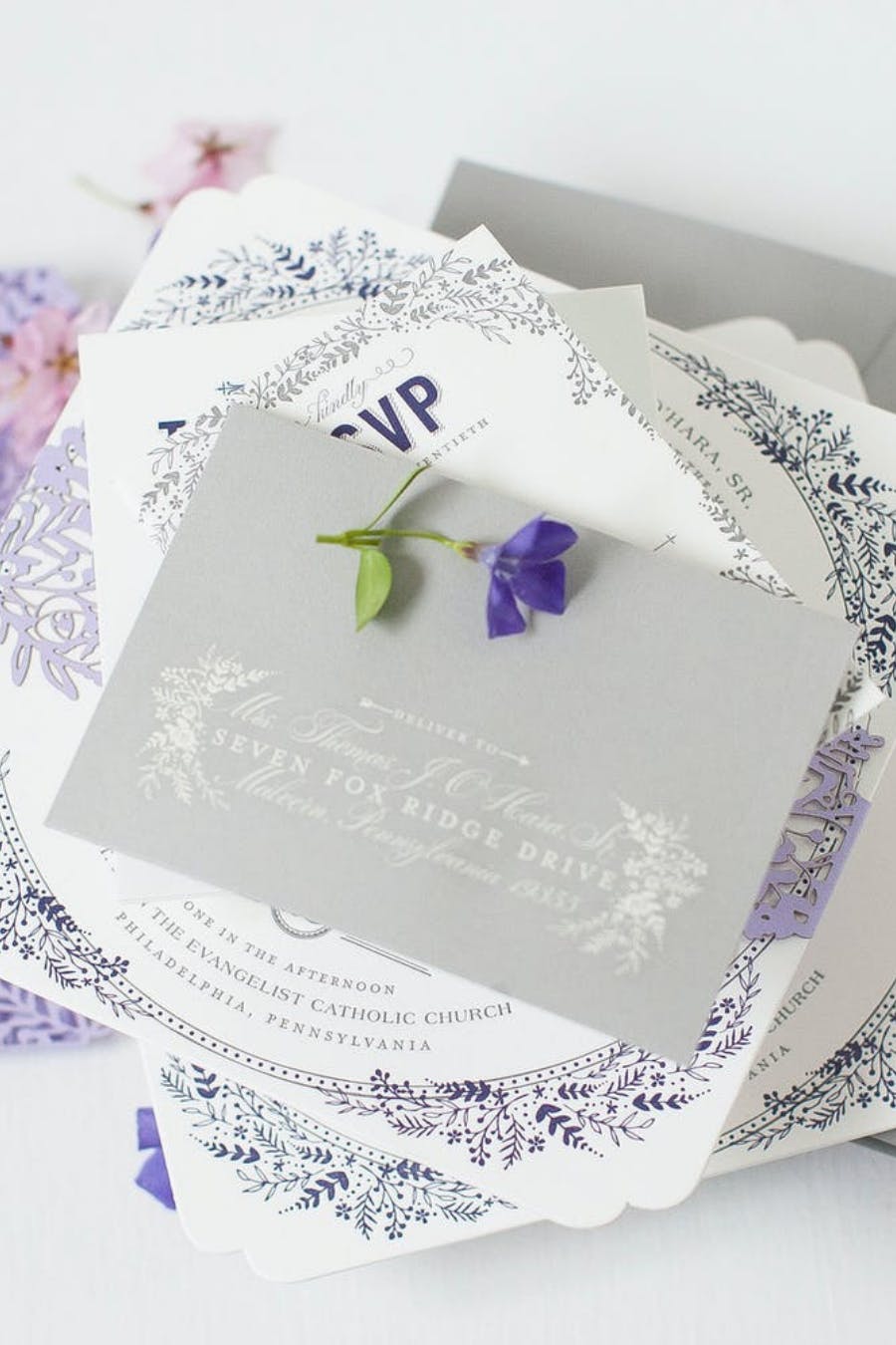 ROMANTIC LAVENDER WEDDING SUITE IN WAYNE BY TPD DESIGN HOUSE | PARTYSLATE
