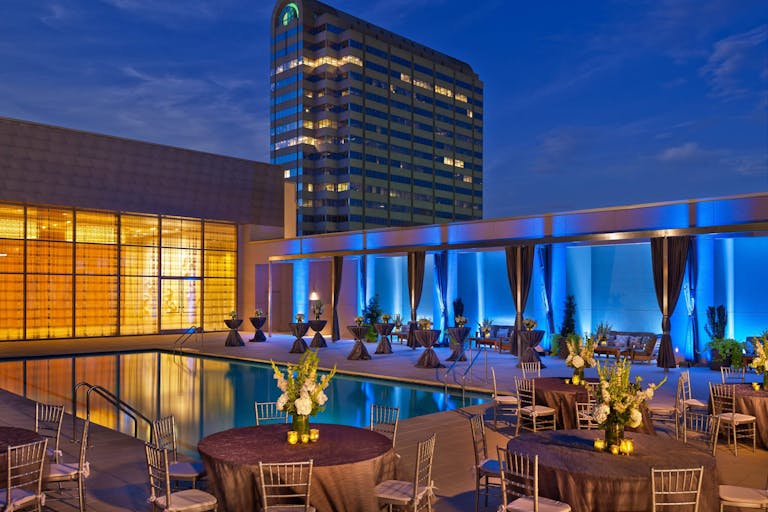 The Westin Galleria Dallas Pool Rooftop Deck | PartySlate