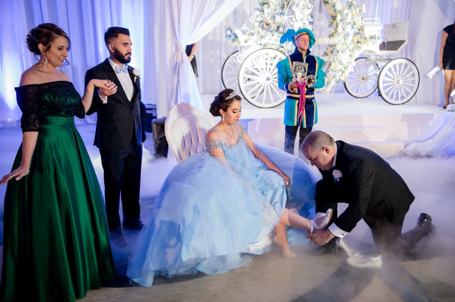 Father changes quinceañera's shoes to represent her transition into adulthood | PartySlate