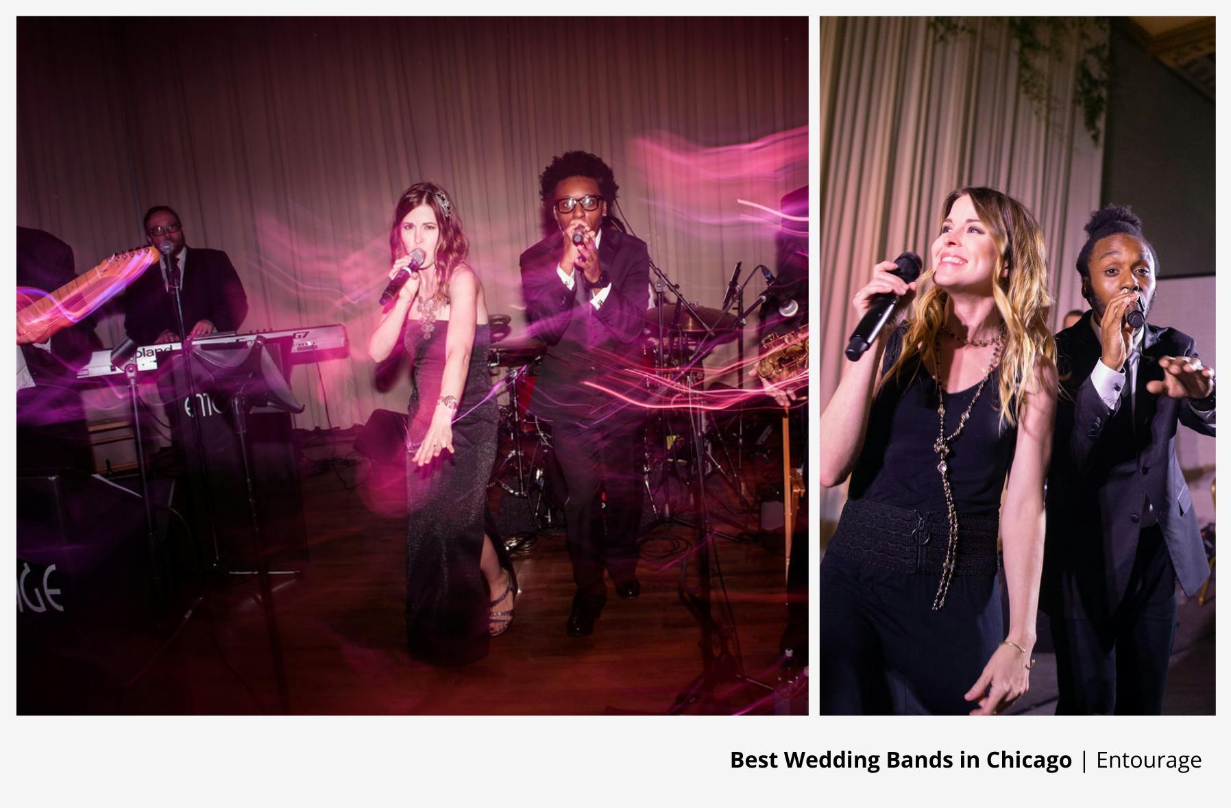 Entourage Wedding Entertainment and Band Singing | PartySlate