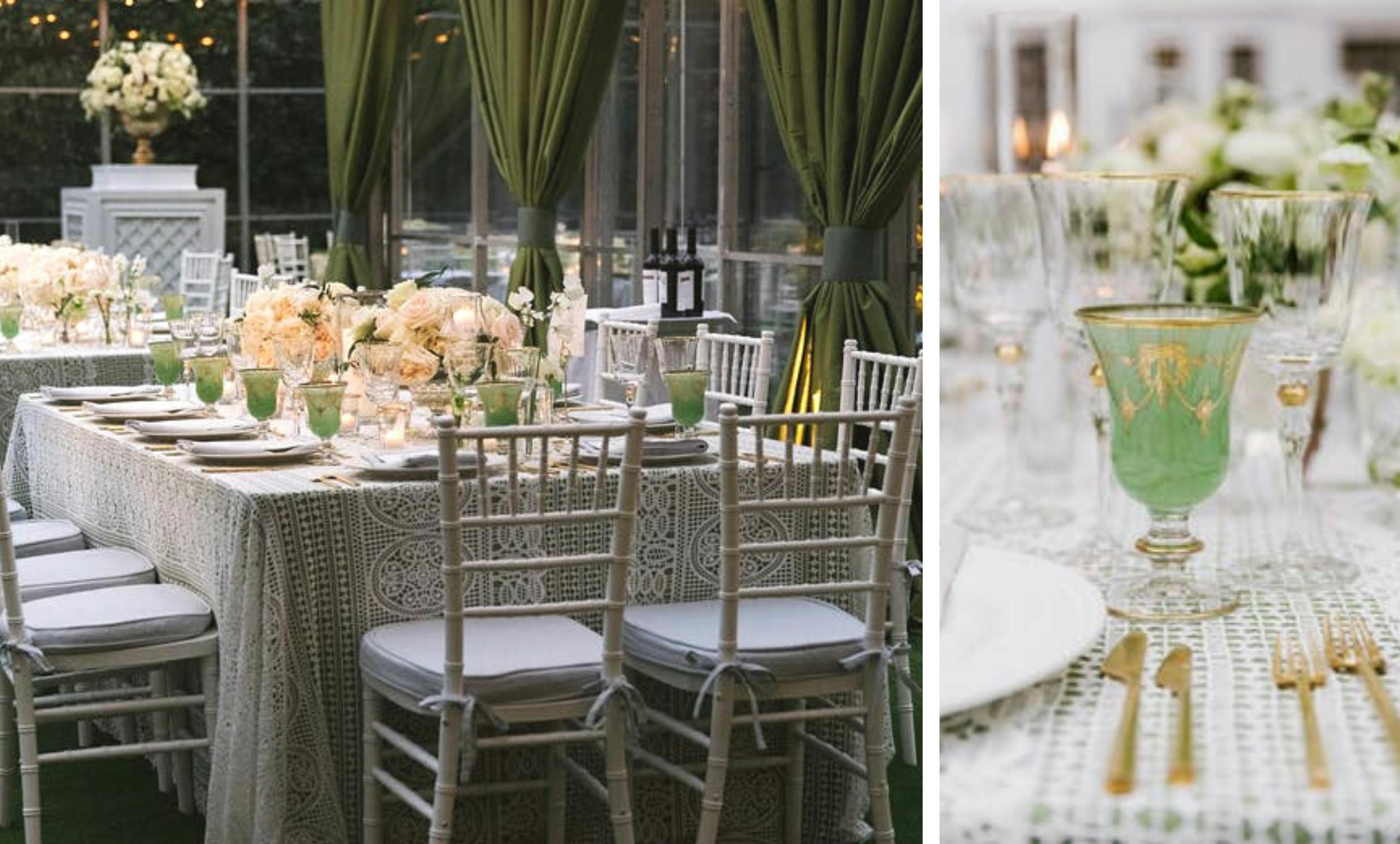 Green glassware