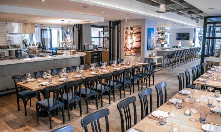 Semi-private dining room at Porto Boston | PartySlate