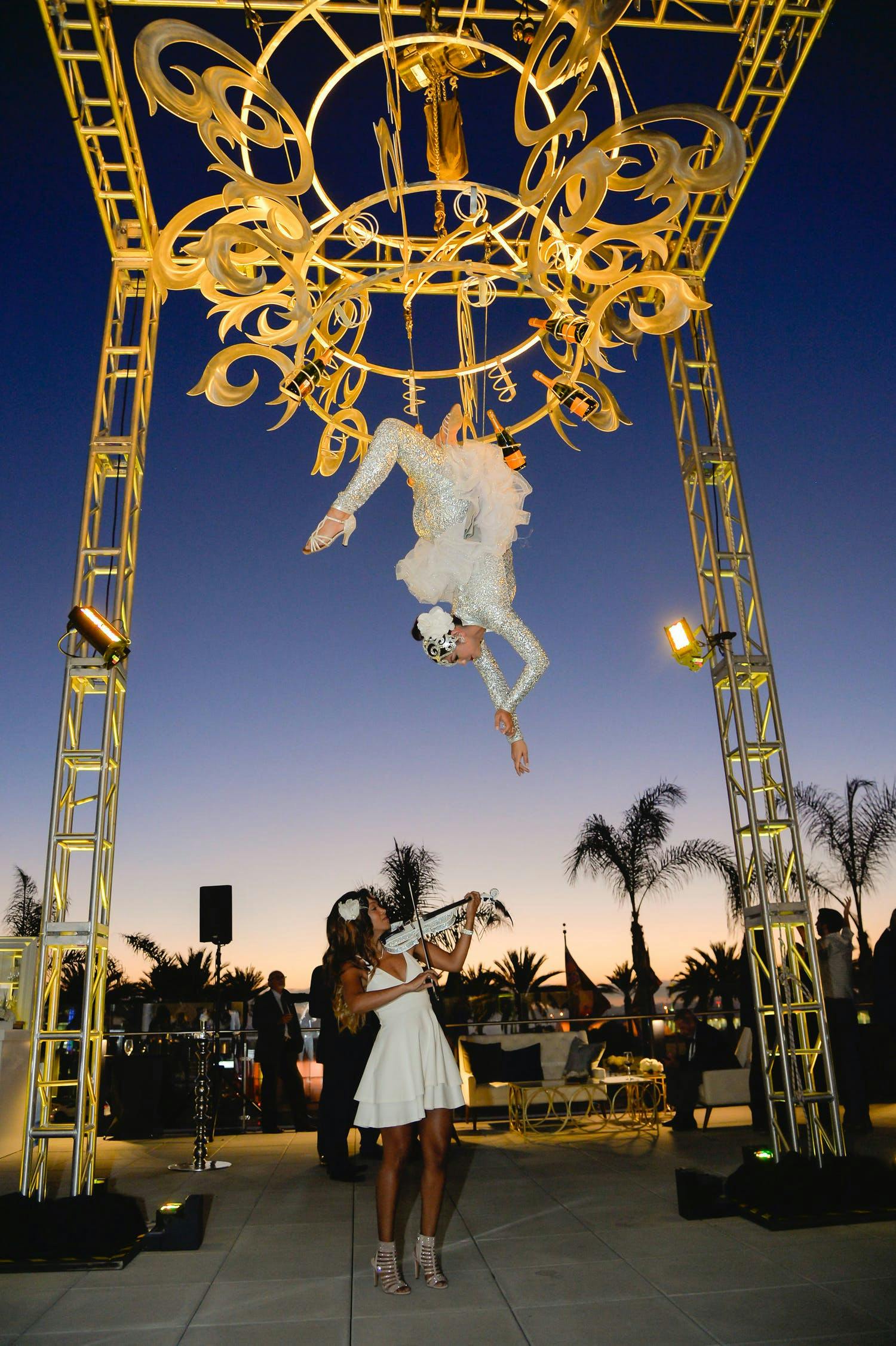 InterContinental San Diego aerialist and violinist | PartySlate
