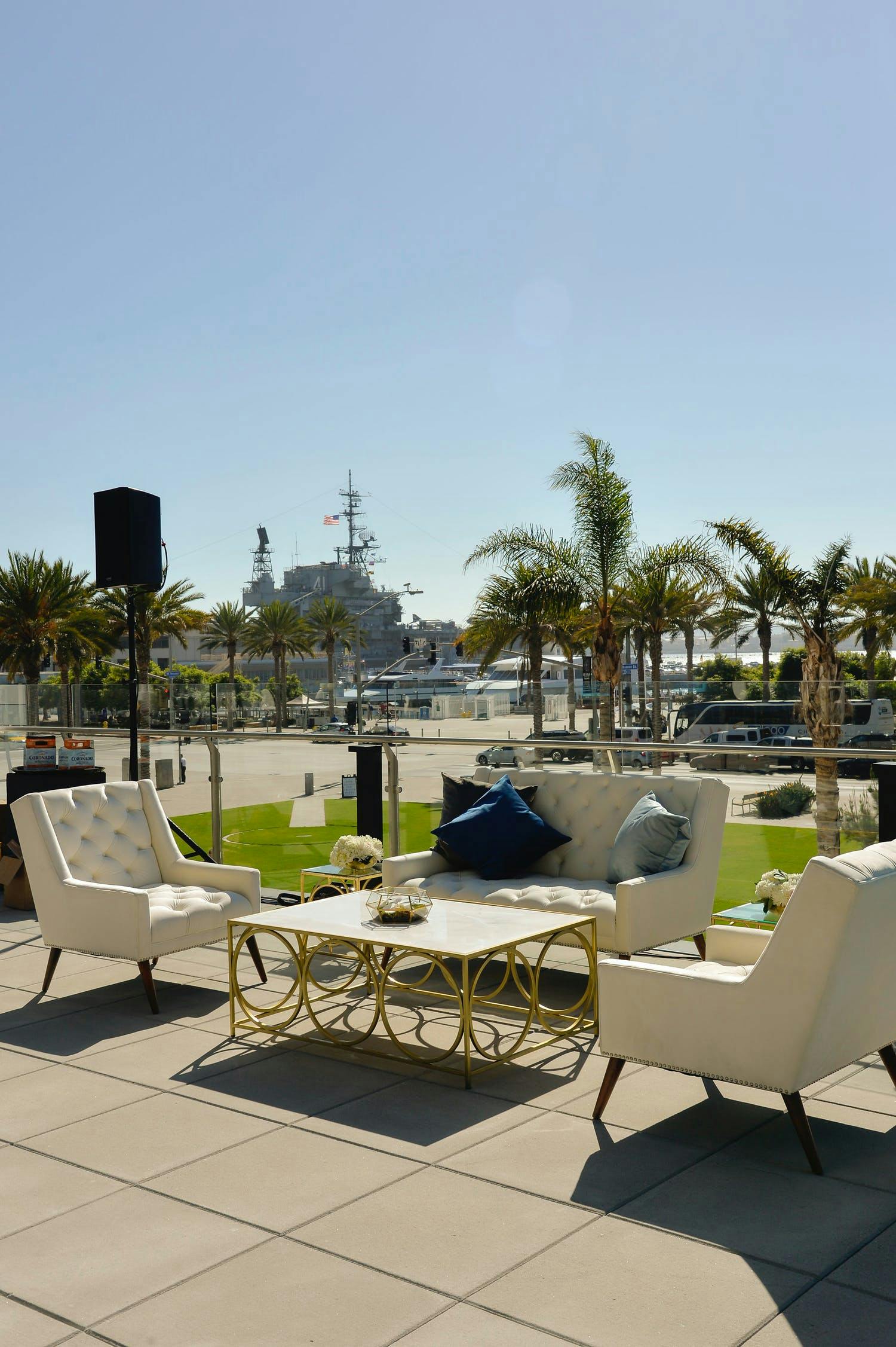 InterContinental San Diego product launch lounge area | PartySlate