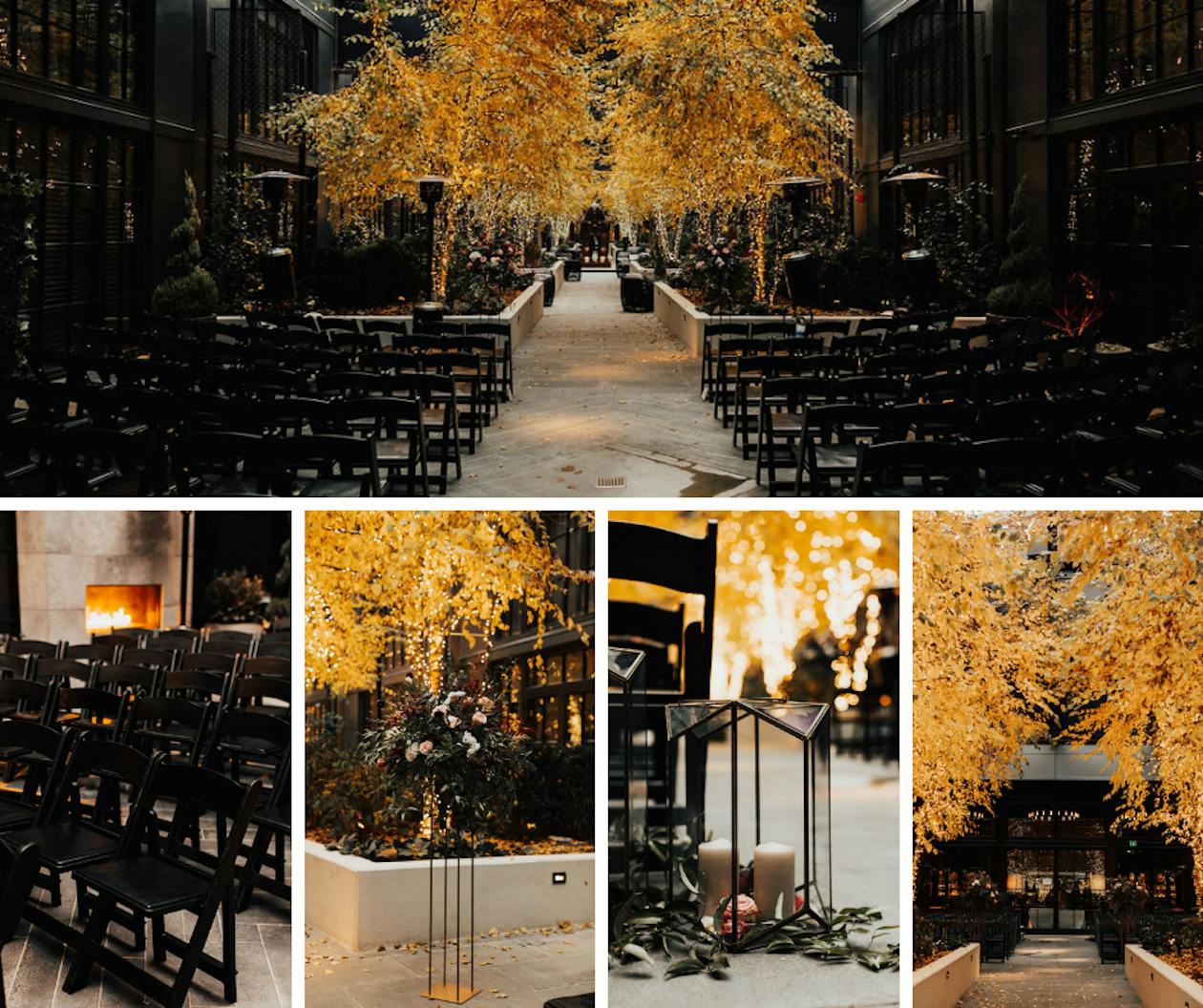 Gold and Rose Wedding at Sagamore Pendry Baltimore with Fall Florals and Decor | PartySlate