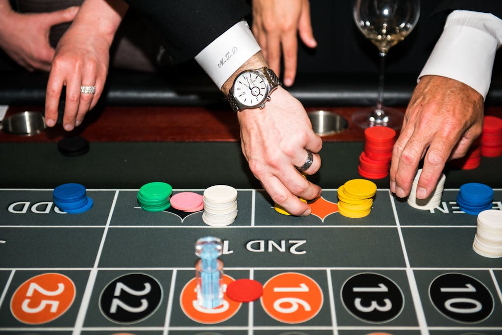 Casion game at 007 themed party | PartySlate