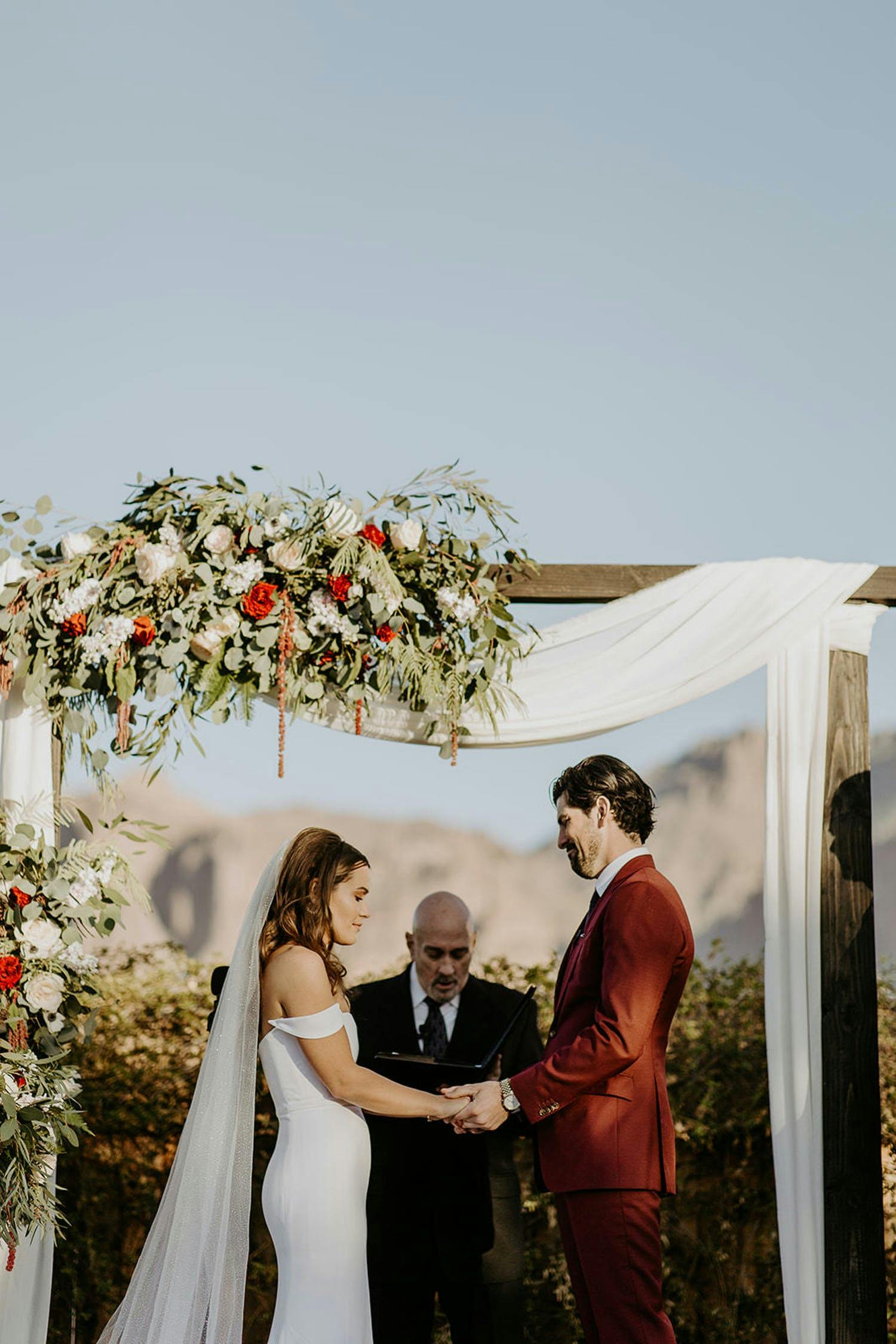 Desert wedding nuptials | PartySlate