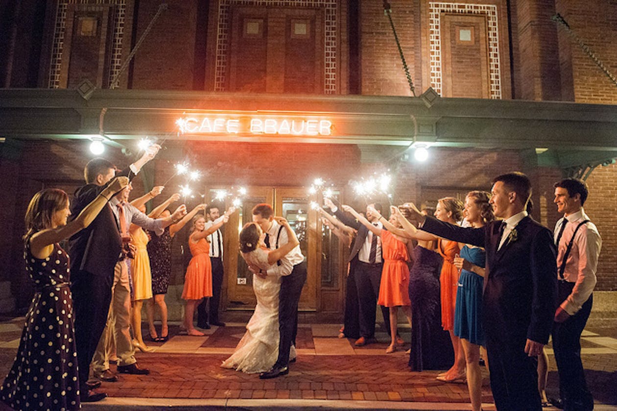 Romantic Garden Wedding at Cafe Brauer at Lincoln Park Zoo in Chicago, IL