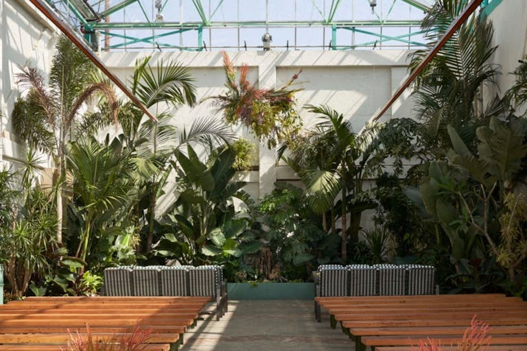 Atrium at Valentine, a top garden wedding venue in Los Angeles | PartySlate