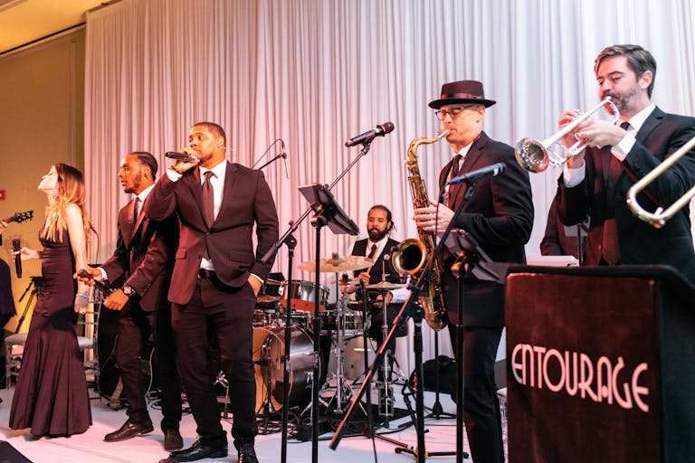Entourage Band performs and MCs at Chicago wedding | PartySlate