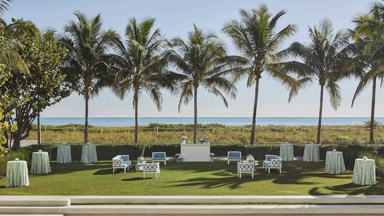 event lawn at Four Seasons Hotel at The Surf Club in Miami | PartySlate