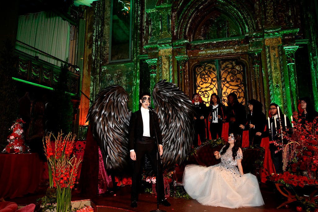 Masquerade wedding reception at Angel Orensanz Foundation | PartySlate