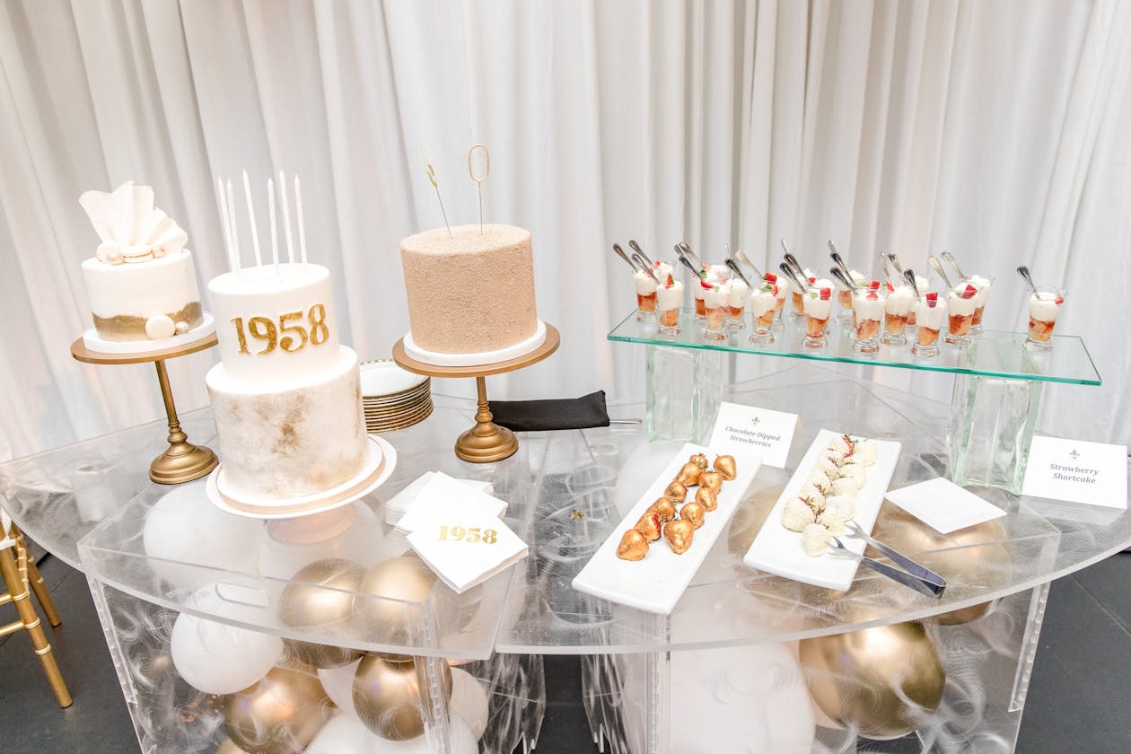 cake and dessert table at birthday party | PartySlate
