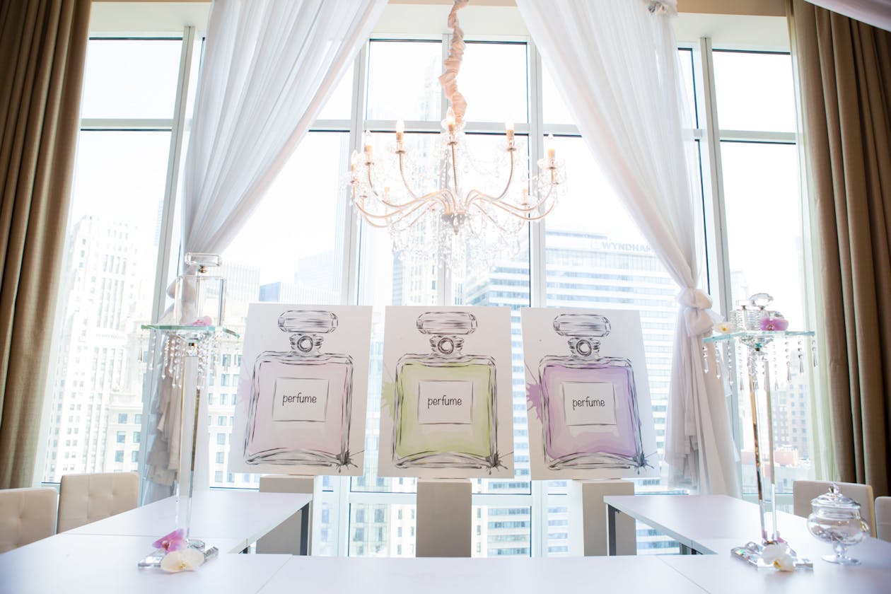 Sophisticated Perfume Inspired Bridal Shower at The Trump Hotel Chicago
