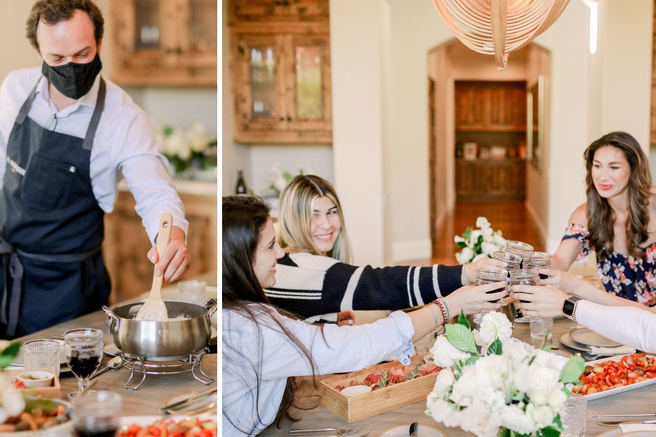Dinner party with live chef | PartySlate