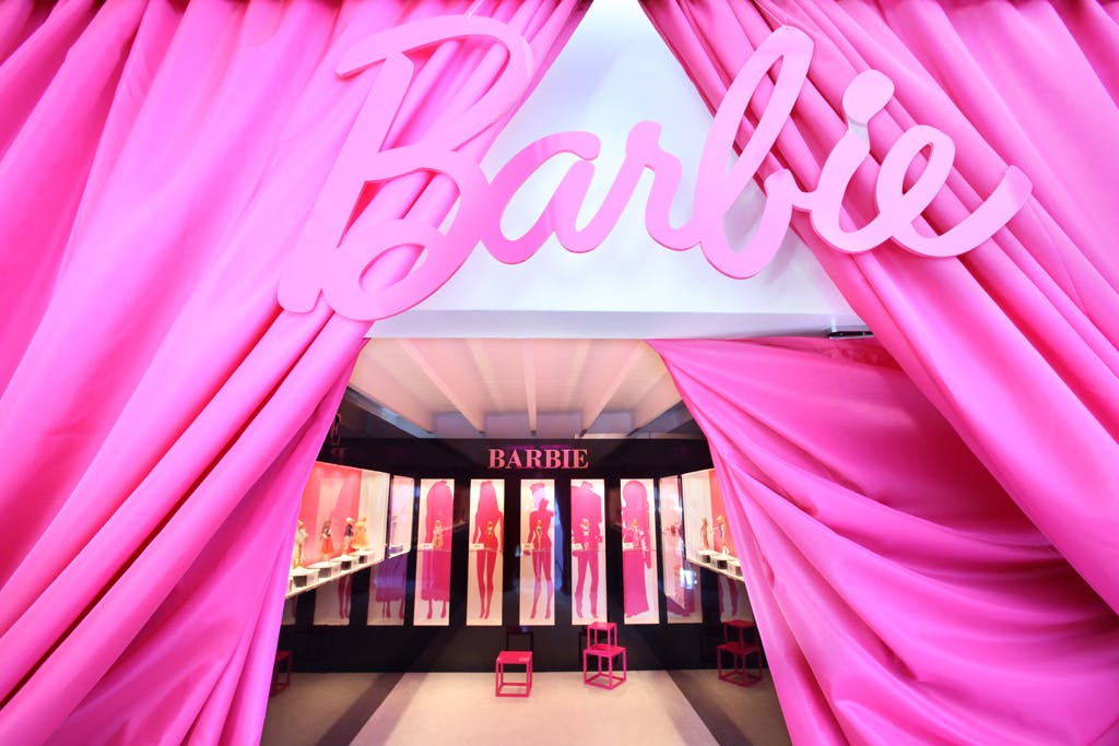 Barbie shop for a cheap dinner party