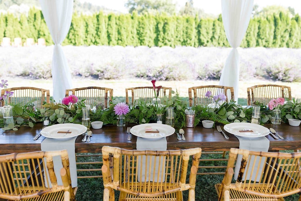 The Best Wedding Chair Rentals For Your Wedding Style PartySlate   YPkS0DDo Edgy Boho Wedding At Woodinville Lavender Farm 1271711 