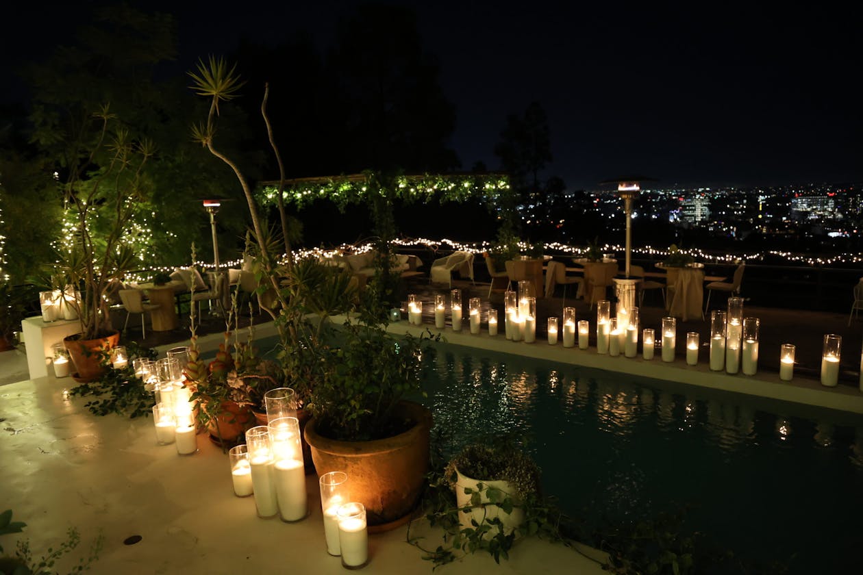 Outdoor Holiday Party in Los Angeles, California