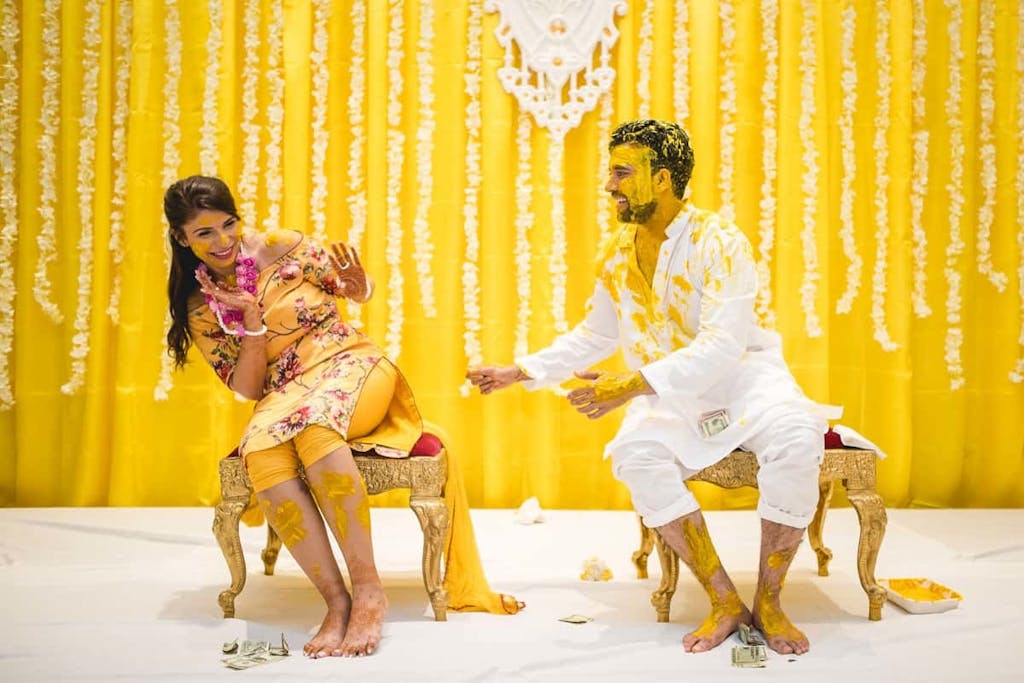 Whimsical and Classic Hindu Haldi Ceremony at the Hyatt Regency in Orlando, Florida