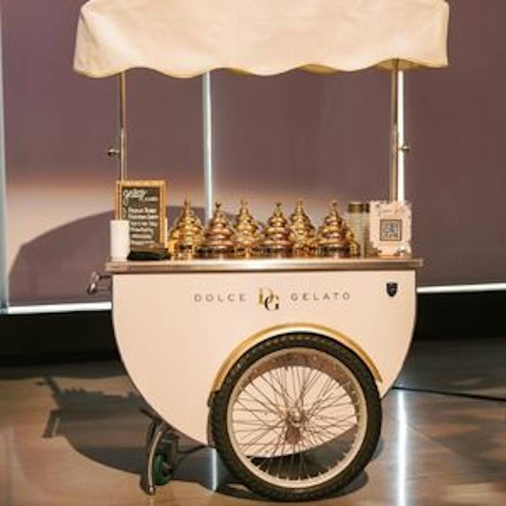 Dolce & Gelato food cart at corporate event | PartySlate