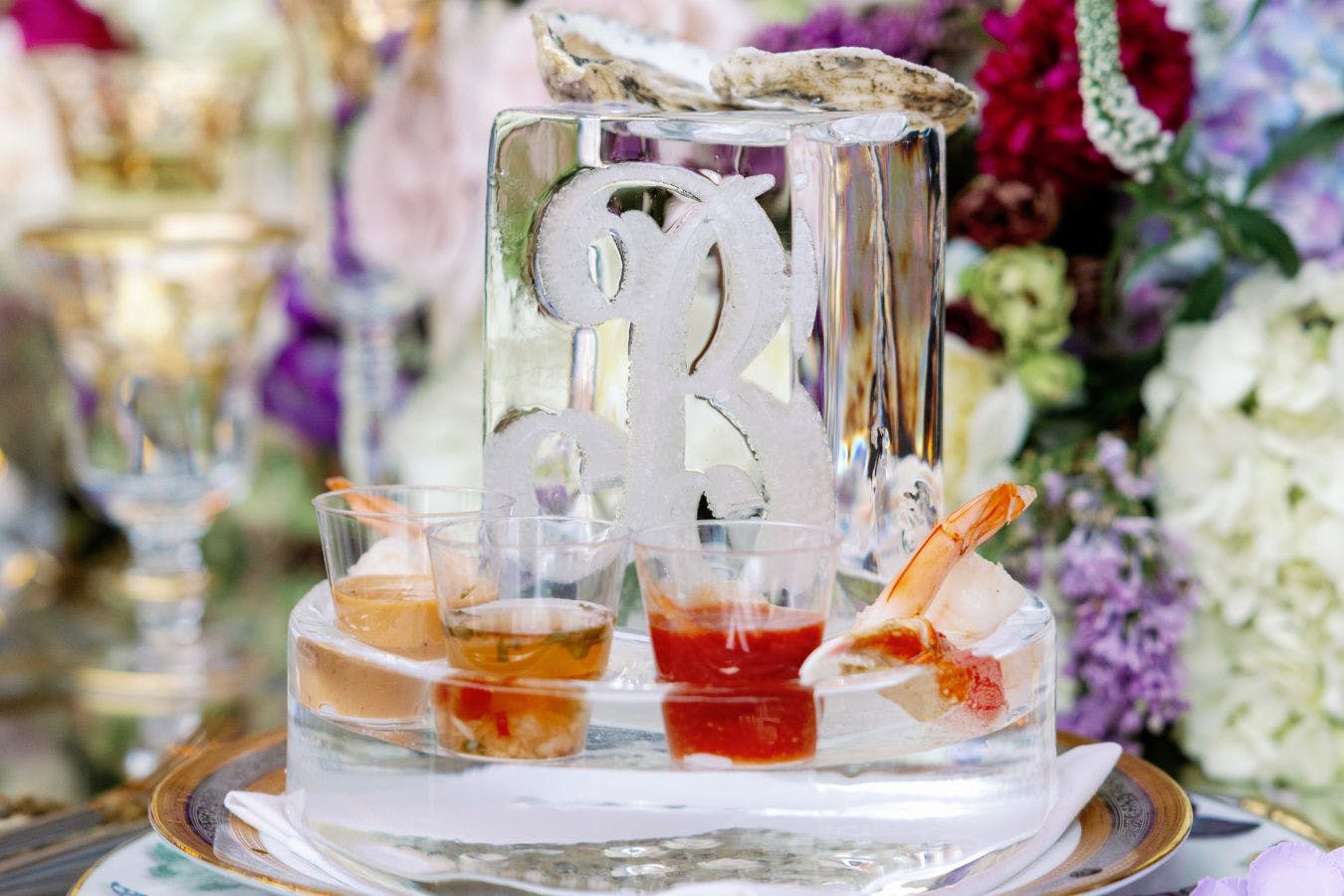 Seafood tower table number for party | PartySlate