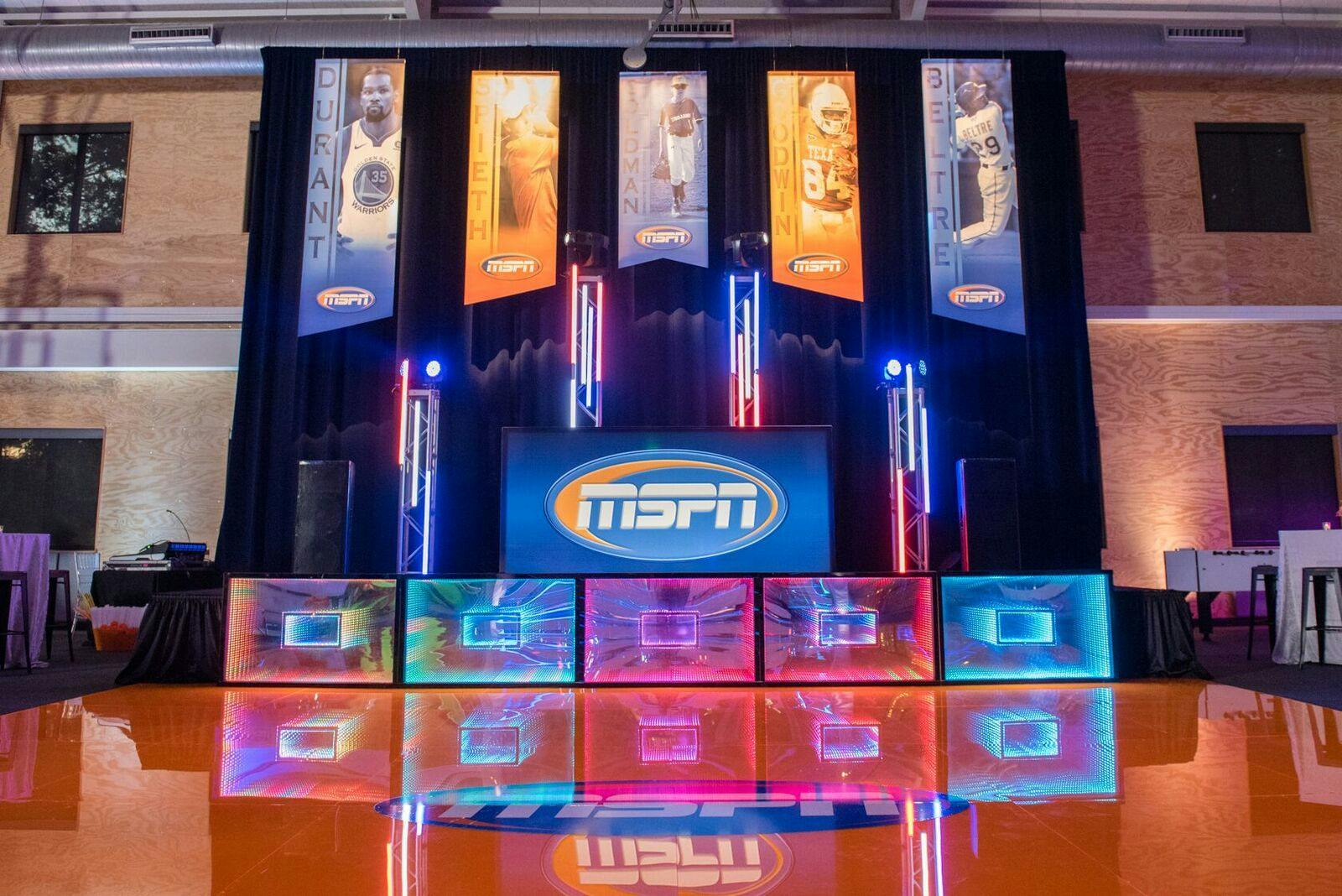 ESPN Themed Bar Mitzvah at R4 Gymnasium in Dallas, TX