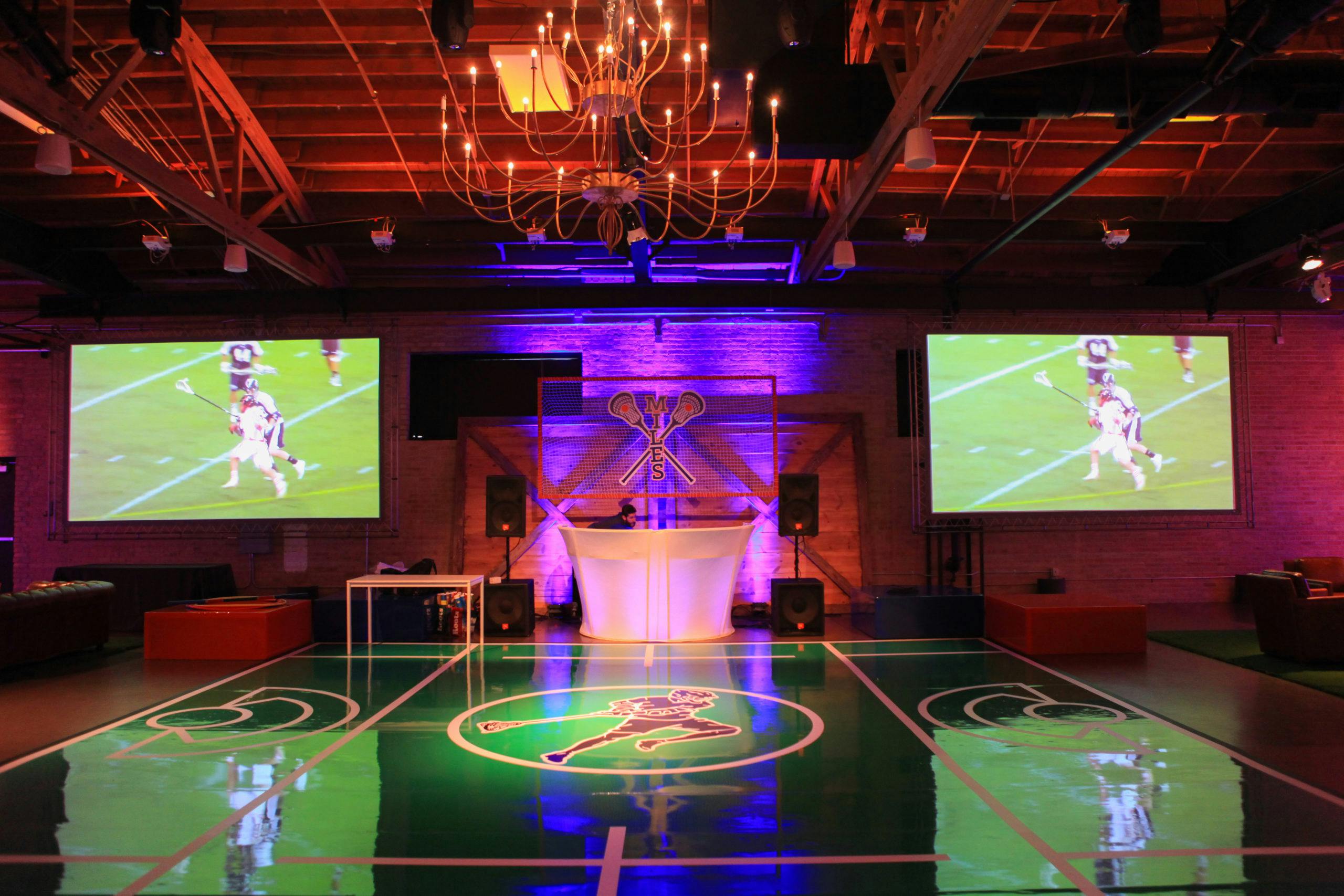 Modern Lacrosse Inspired Bar Mitzvah at Venue West