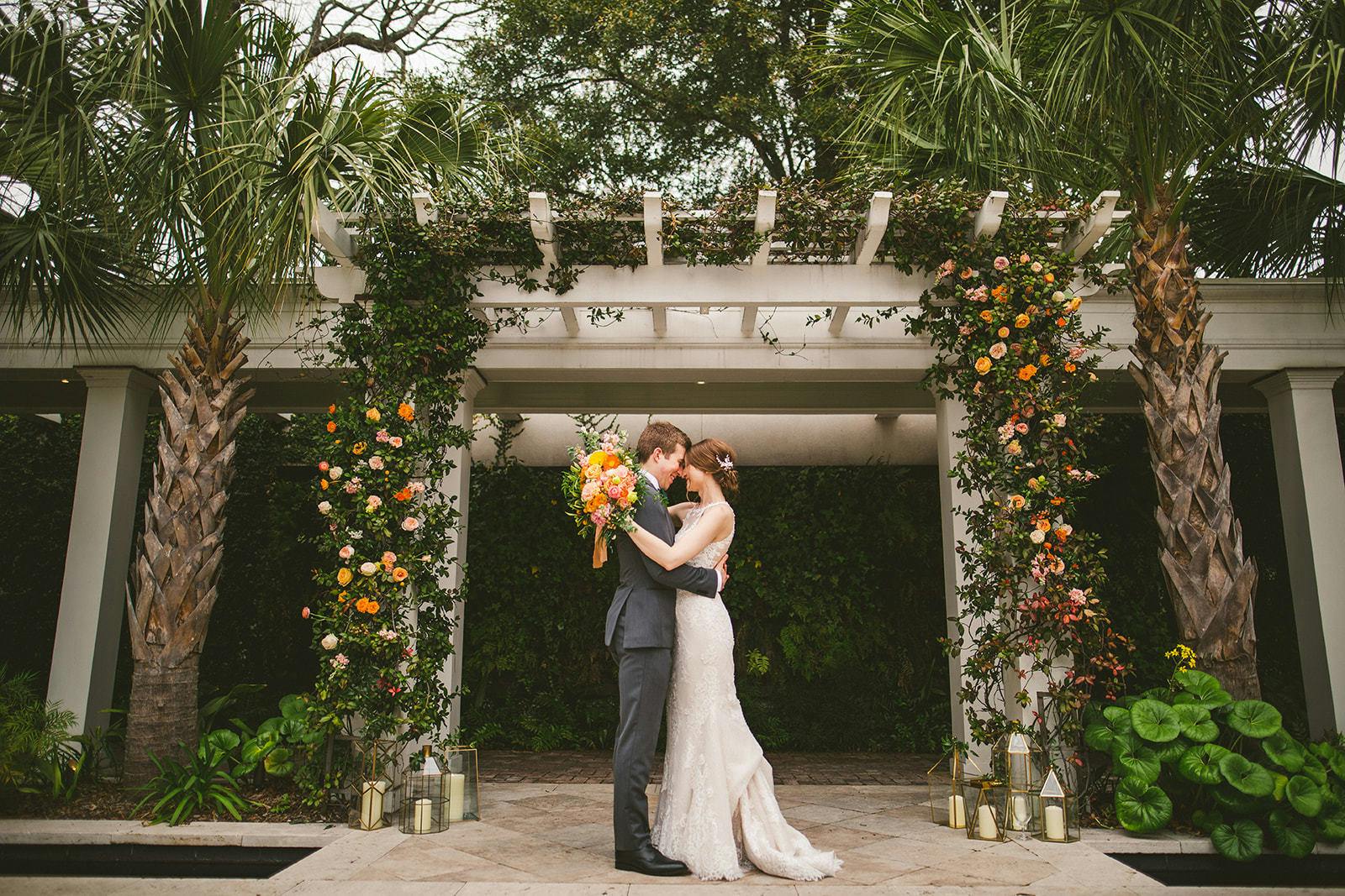 Citrus Themed Winter Wedding at Cannon Green in Charleston, SC