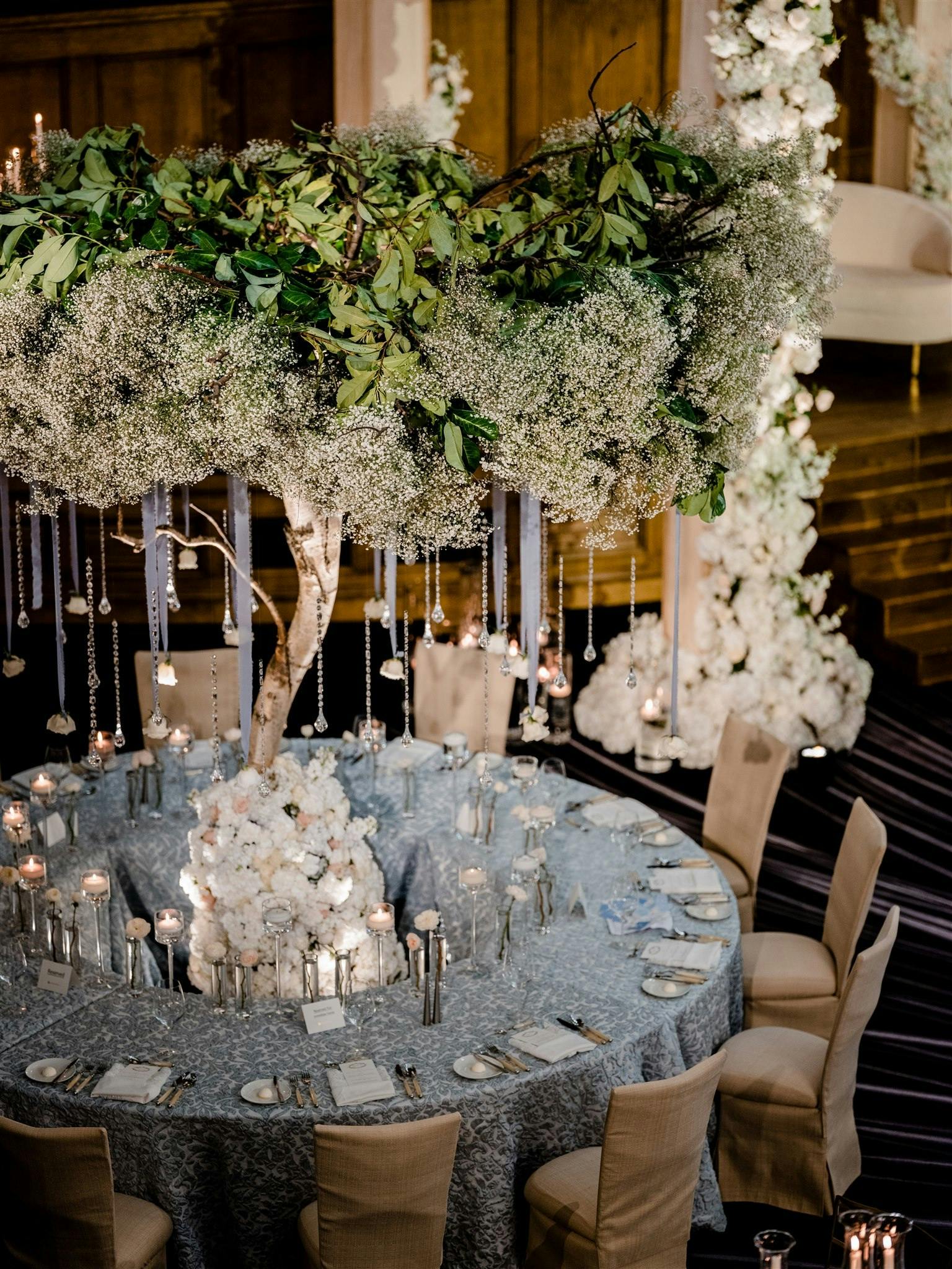 Elegant wedding deals centerpieces