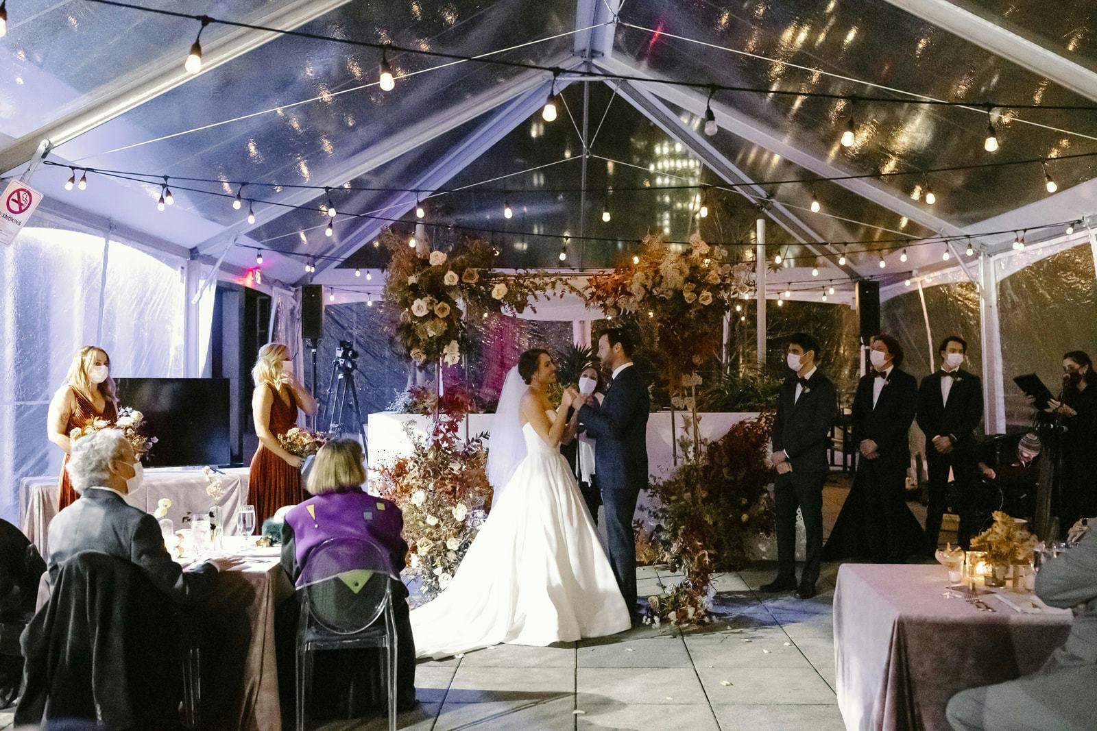 Magical Micro Wedding at Frolik Kitchen + Cocktails in Seattle, WA