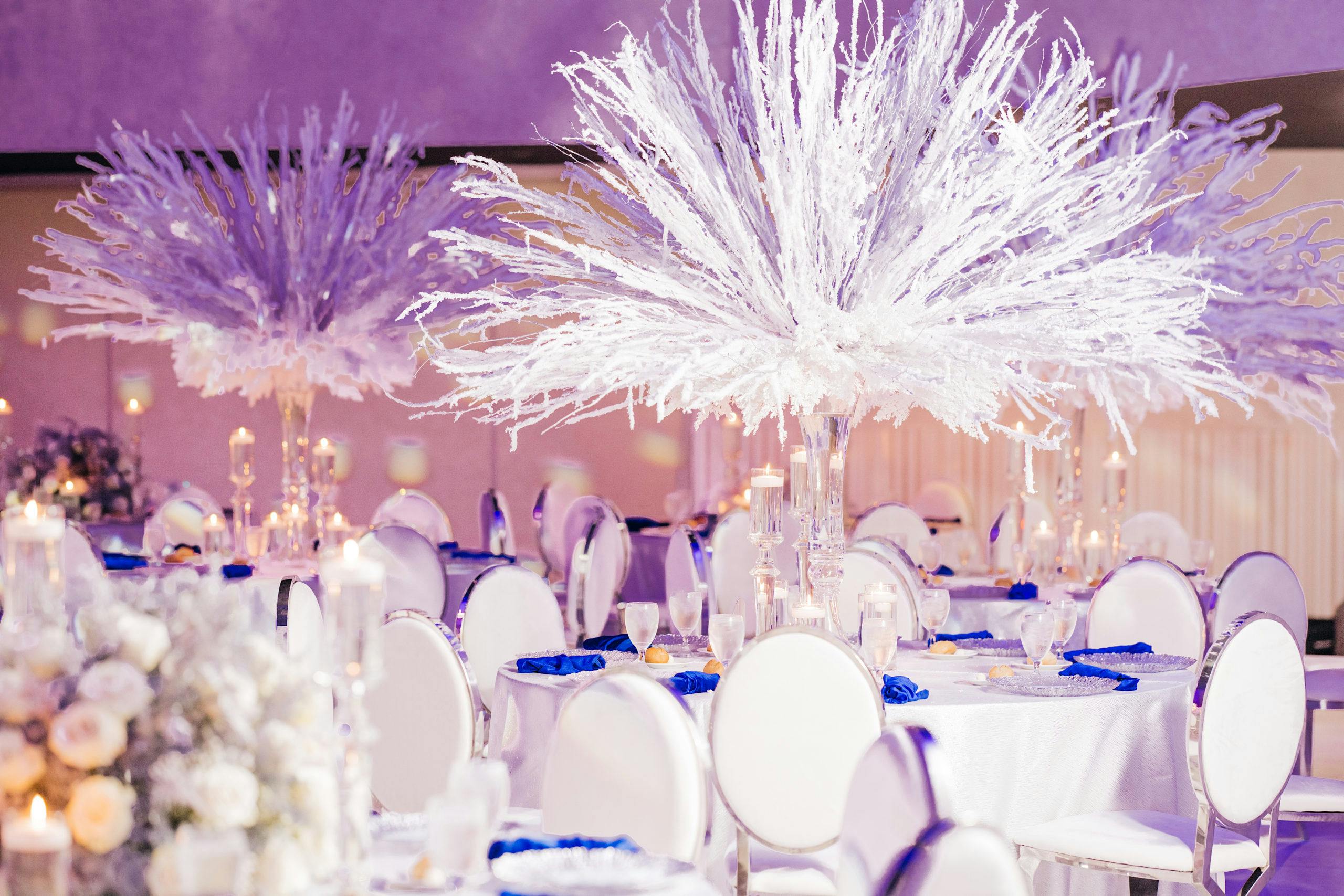 Magnificent Winter Wonderland Wedding at The Venue Fort Laurderdale