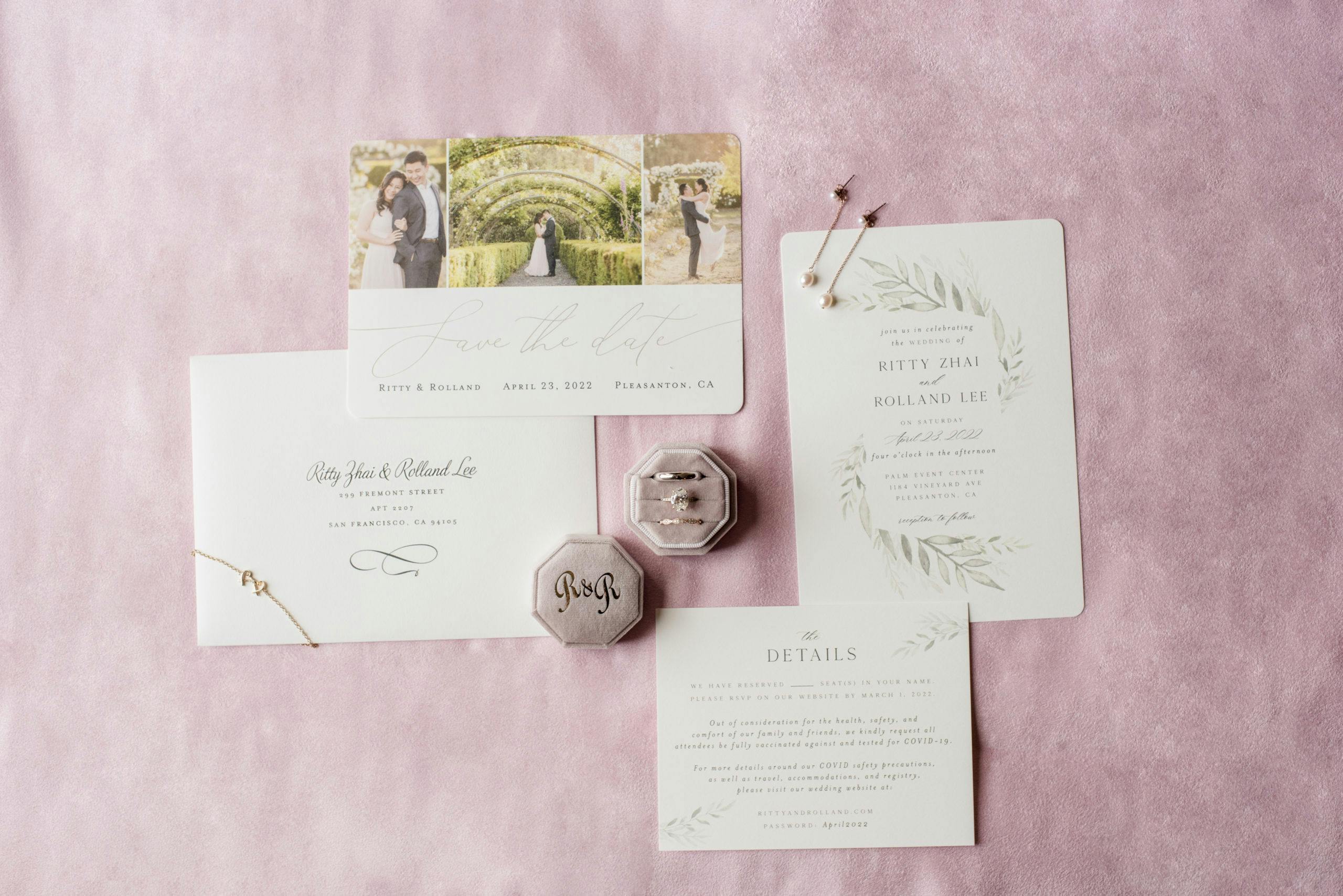 Romantic Pink and White Vineyard Wedding at Palm Event Center | PartySlate