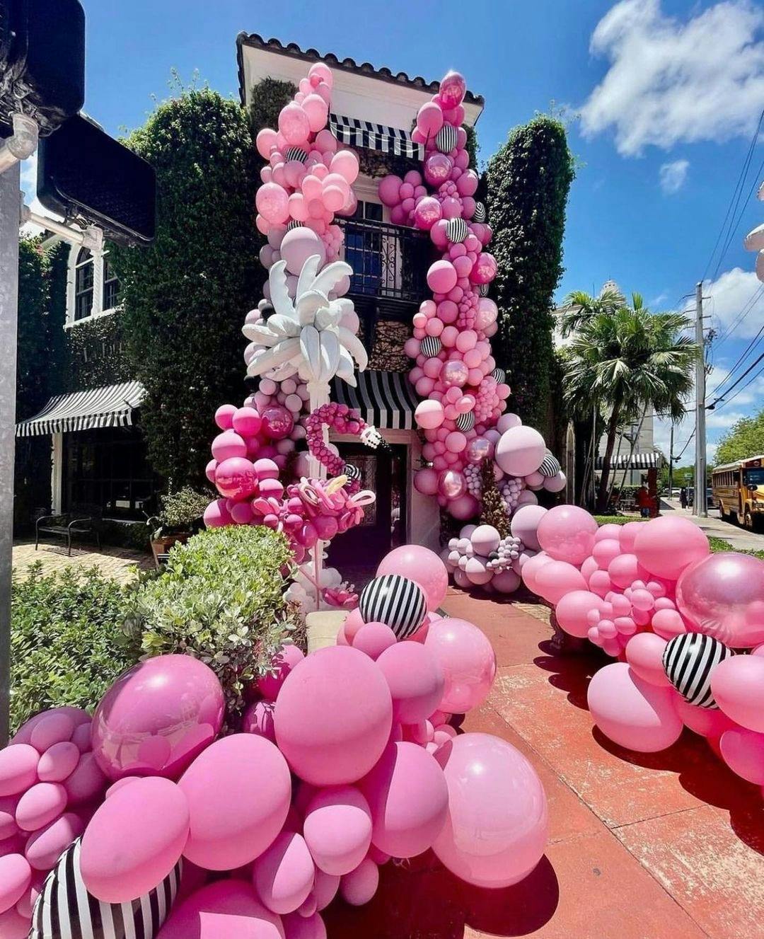 Modern Pink Birthday Party at La Jolla Ballroom in Coral Gables, Florida | PartySlate