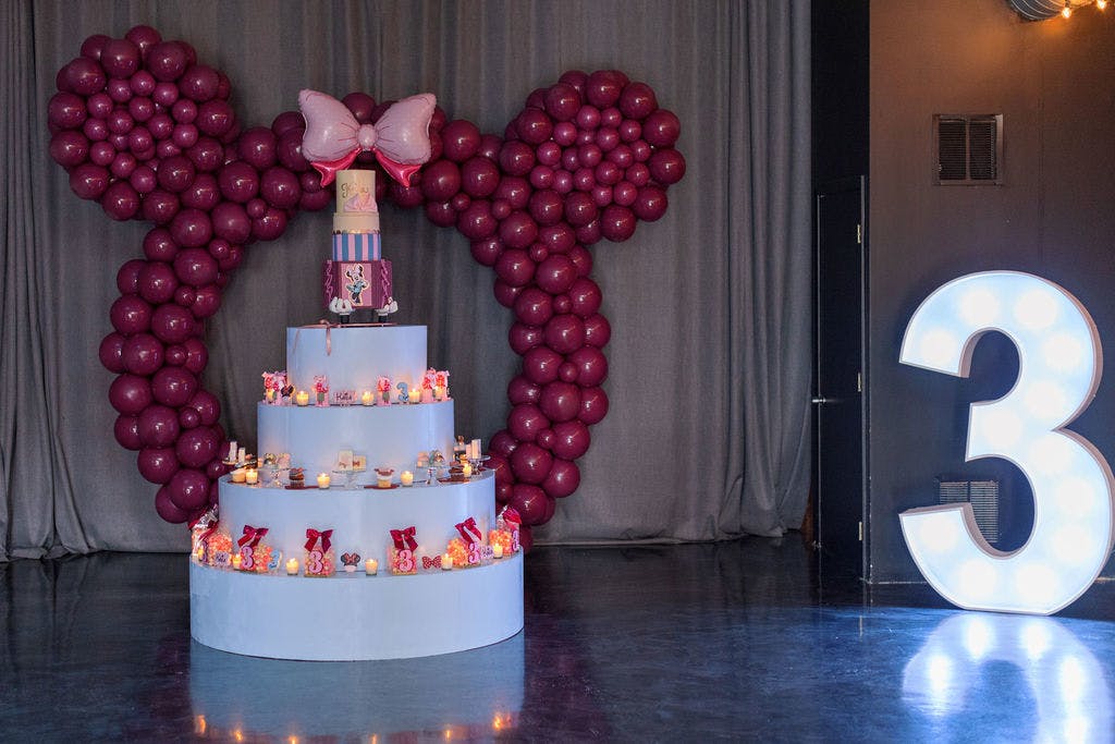 Minnie Mouse Themed Birthday Party at Bridge 410 in Chicago, Illinois | PartySlate