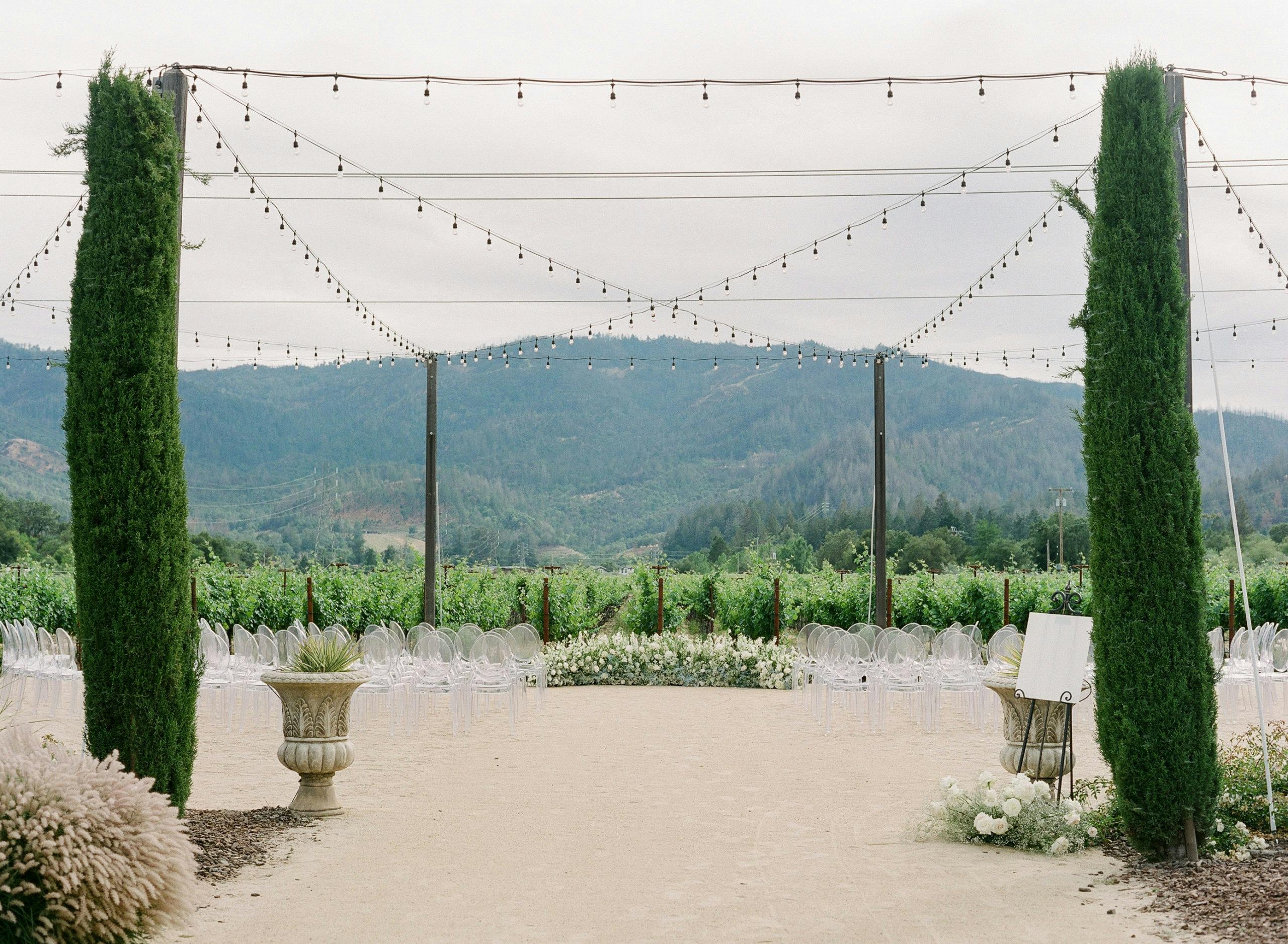 Vineyard Wedding at Tre Posti in Saint Helena, California | PartySlate