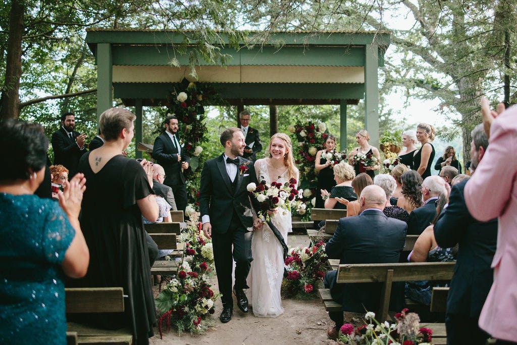 Romantic Wooded Wedding at Camp Wandawega in Elkhorn, Wisconsin