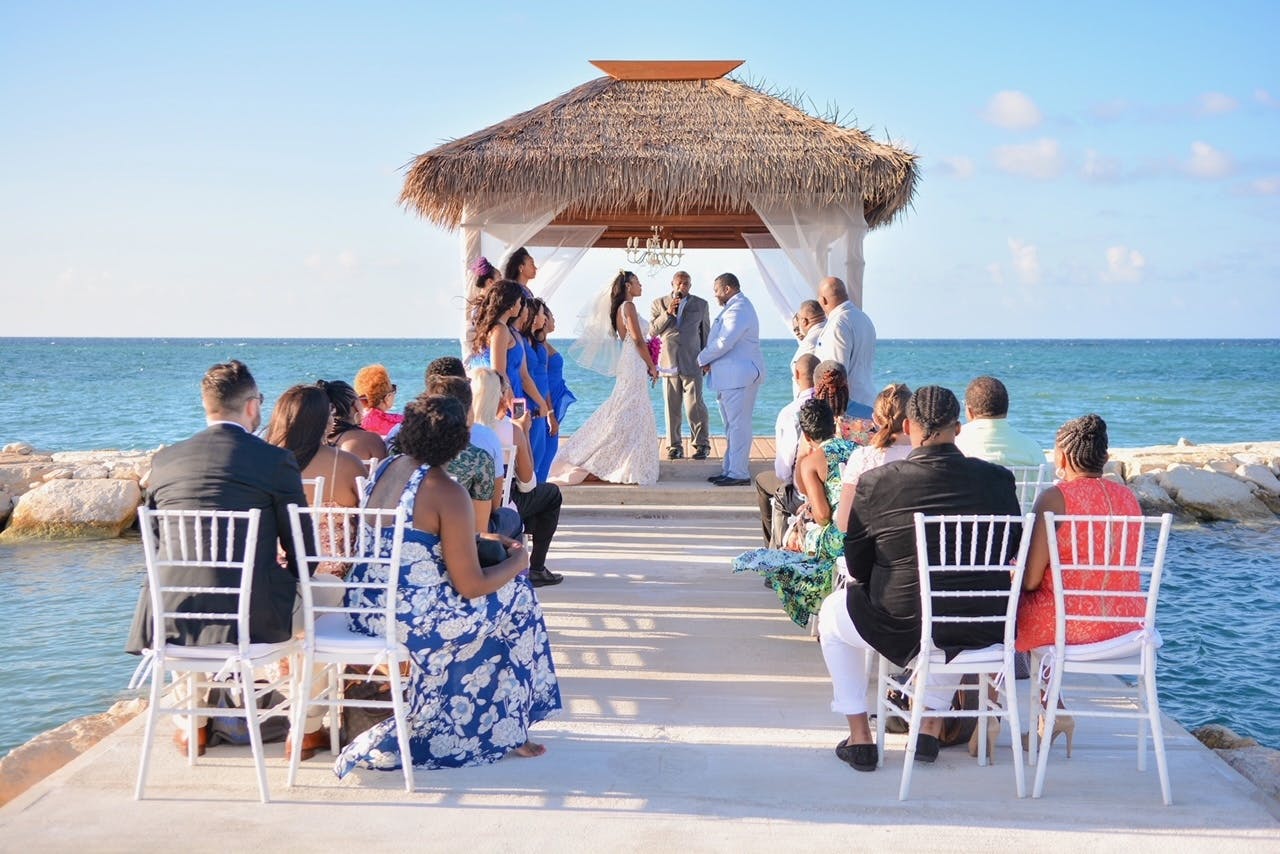Traditional Beach Wedding at Sandals Montego Bay