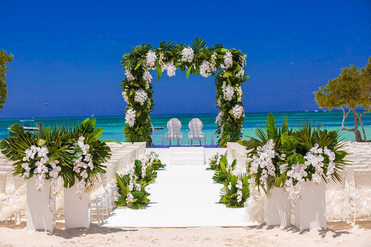 Tropical Wedding at The Ritz-Carlton, Aruba