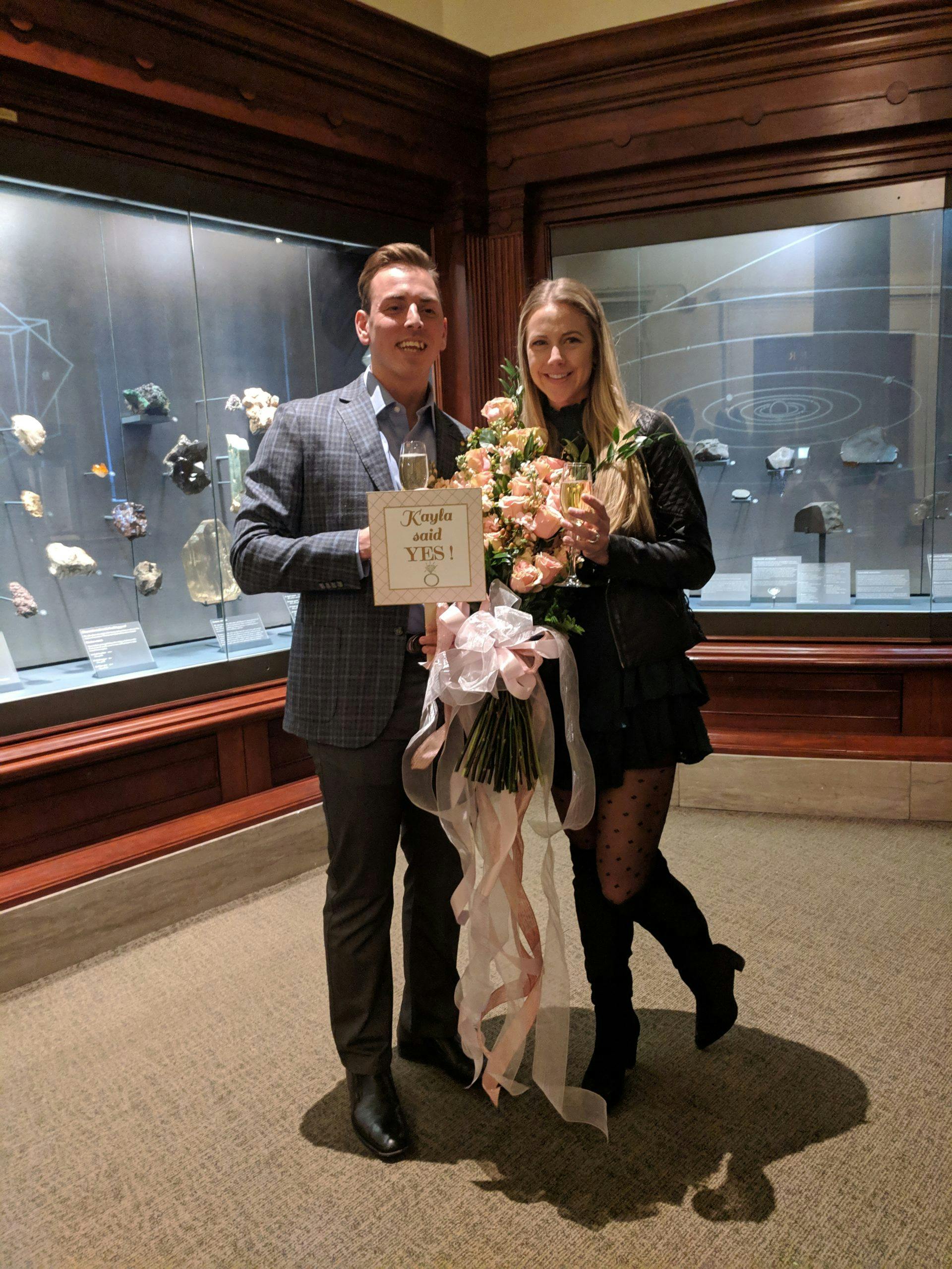 Winter Engagement Proposal at The Field Museum