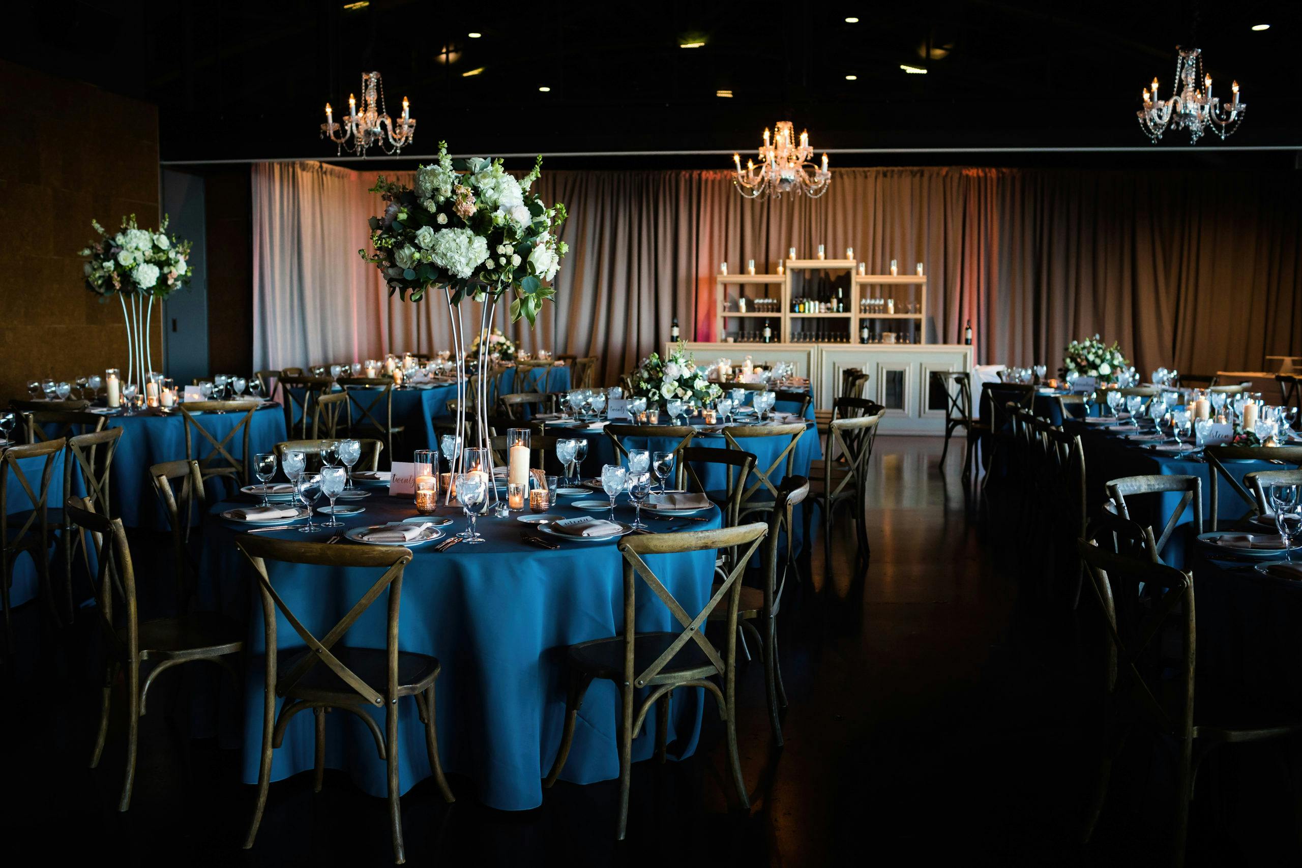 Deep Blue Wedding at Theater on the Lake in Chicago, IL
