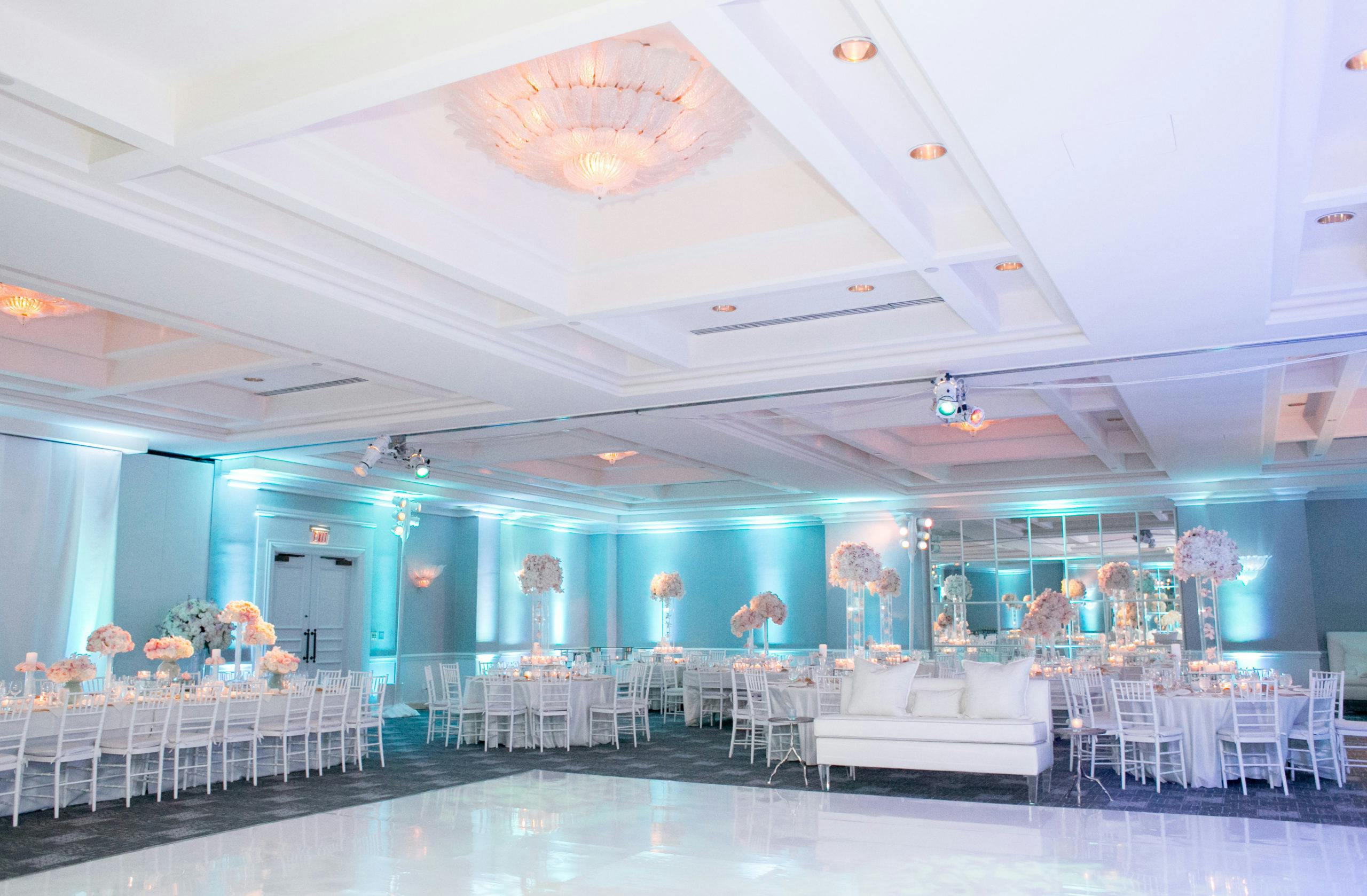 Modern Blush & Blue Wedding at The Four Seasons Resort Palm Beach in Palm Beach, FL