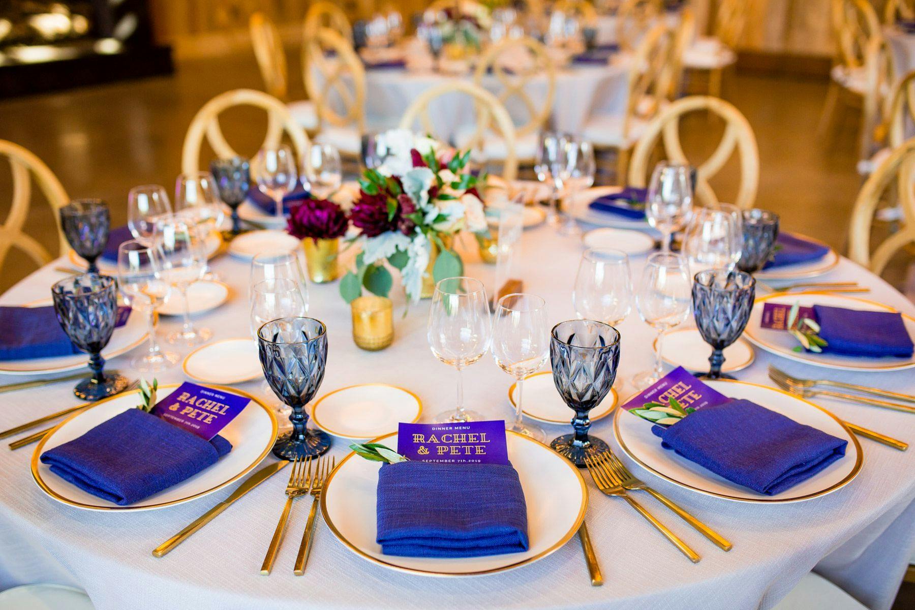 Rustic Royal Blue Wedding at Brasswood Estate in St. Helena, CA