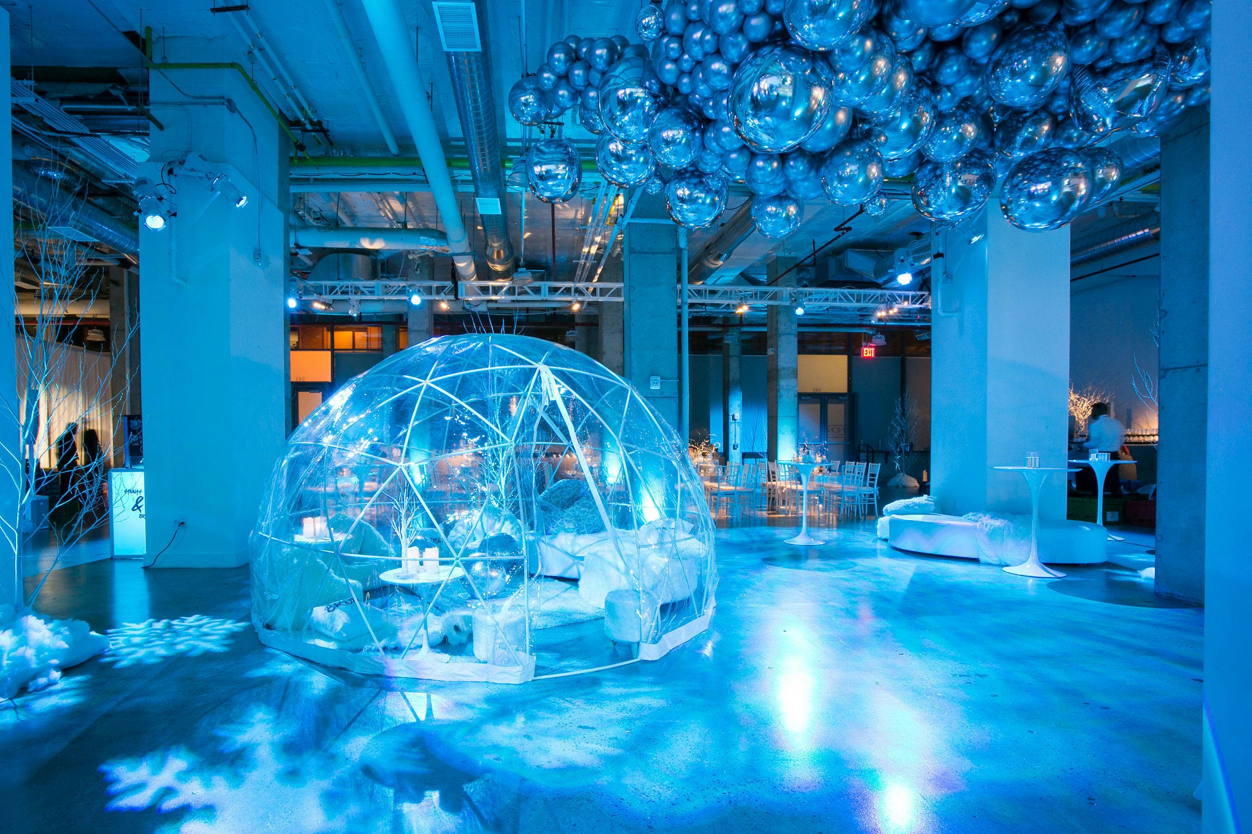 Snow Globe, Winter Wonderland B'nai Mitzvah in New York City