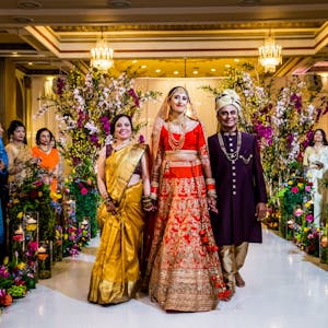 Vibrant and Colorful Indian Wedding Decor at The Palmer House