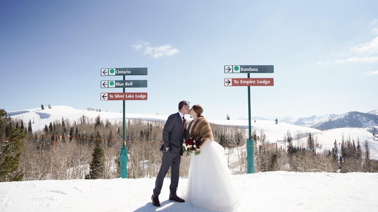 park city wedding at Empire Canyon Lodge at Deer Valley Resort | PartySlate