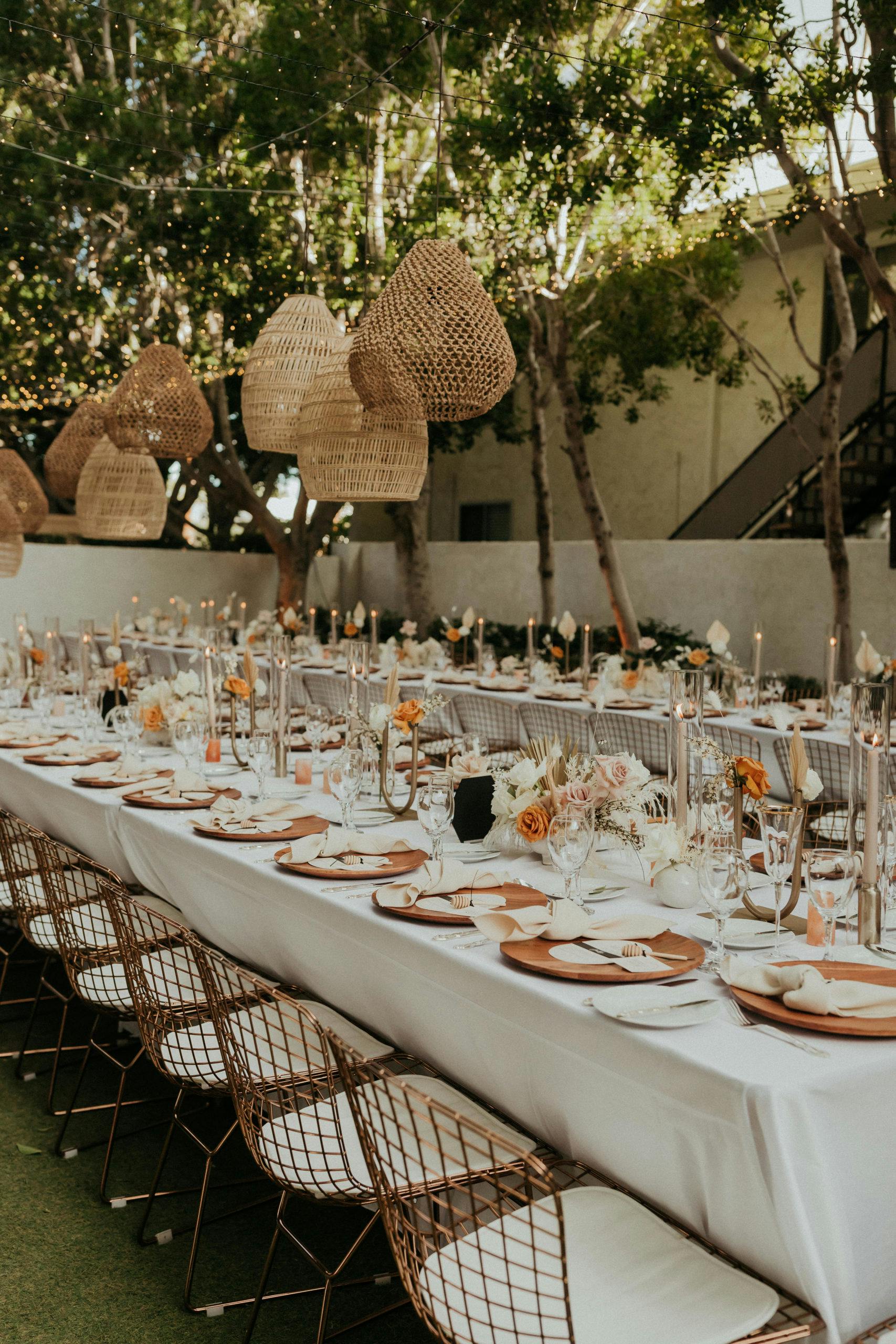 Beautiful Outdoor Wedding at Avalon Palm Springs in Palm Springs, California
