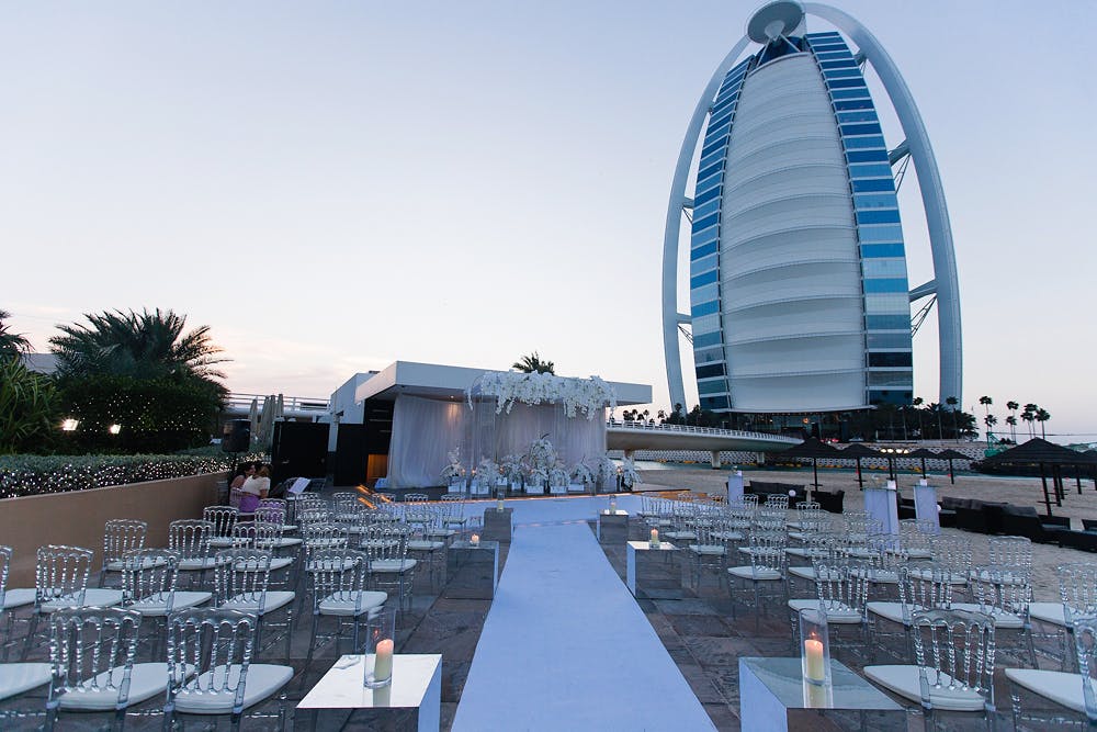 Breathtaking Destination Wedding at Burj Al Arab in Dubai, United Arab Emirates